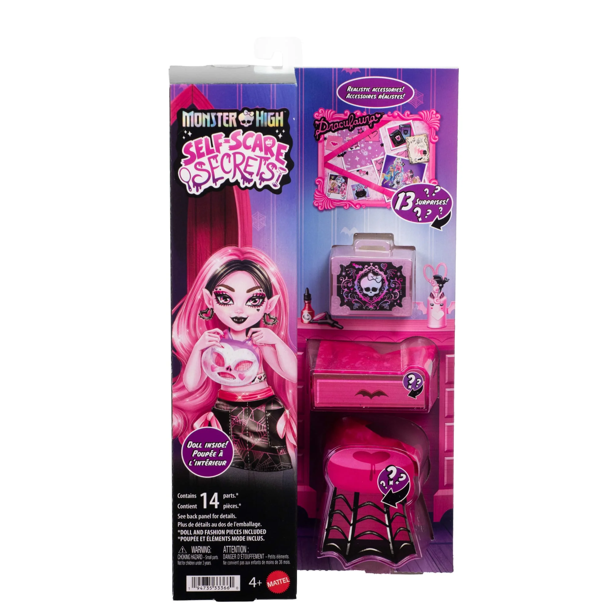 Monster High Boneca Monster High Boneca Self-Scare Secrets Draculaura - Image 6