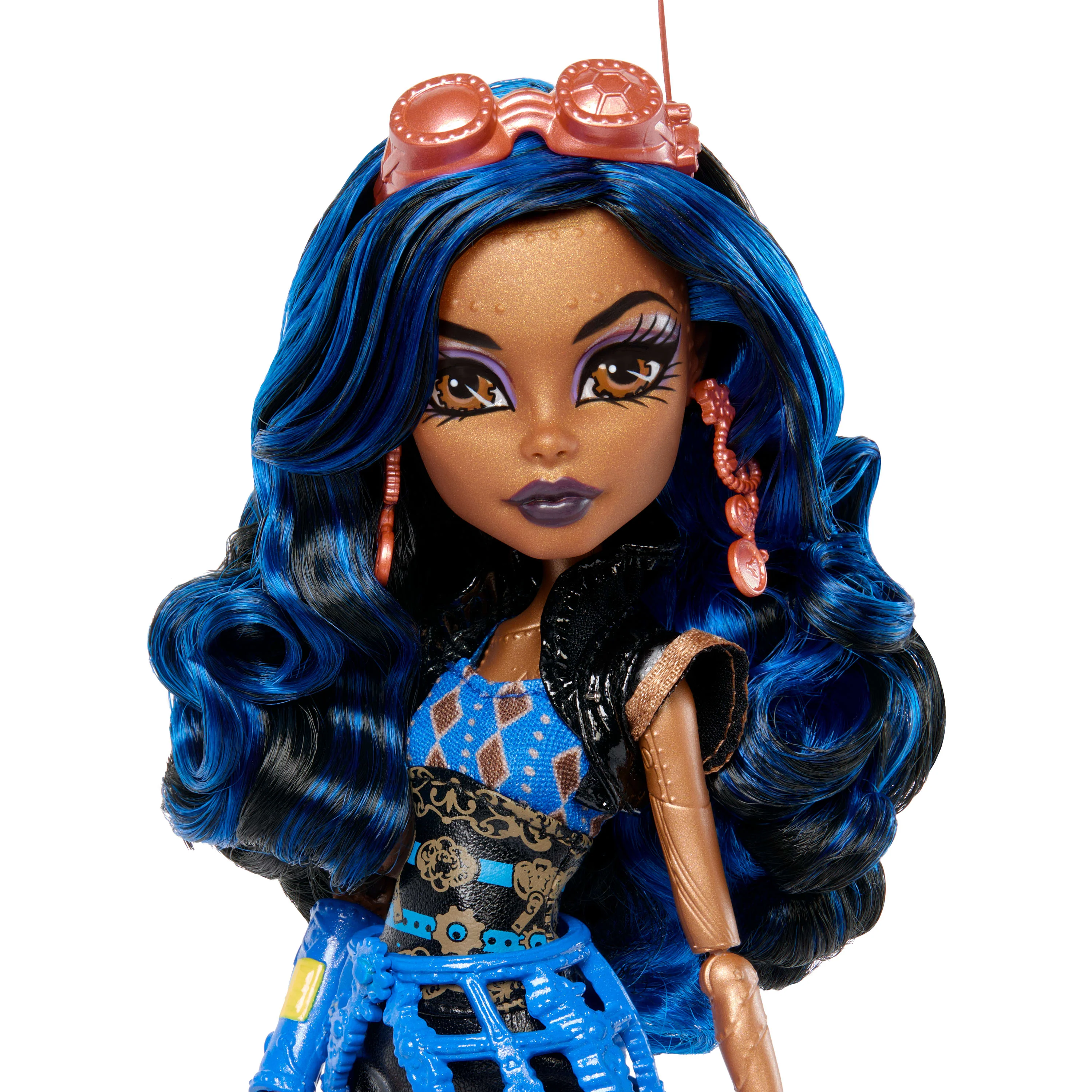 Monster High Boo-Riginal Creeproduction Robecca Steam Doll With Diary, Doll Stand And Pet - Image 2