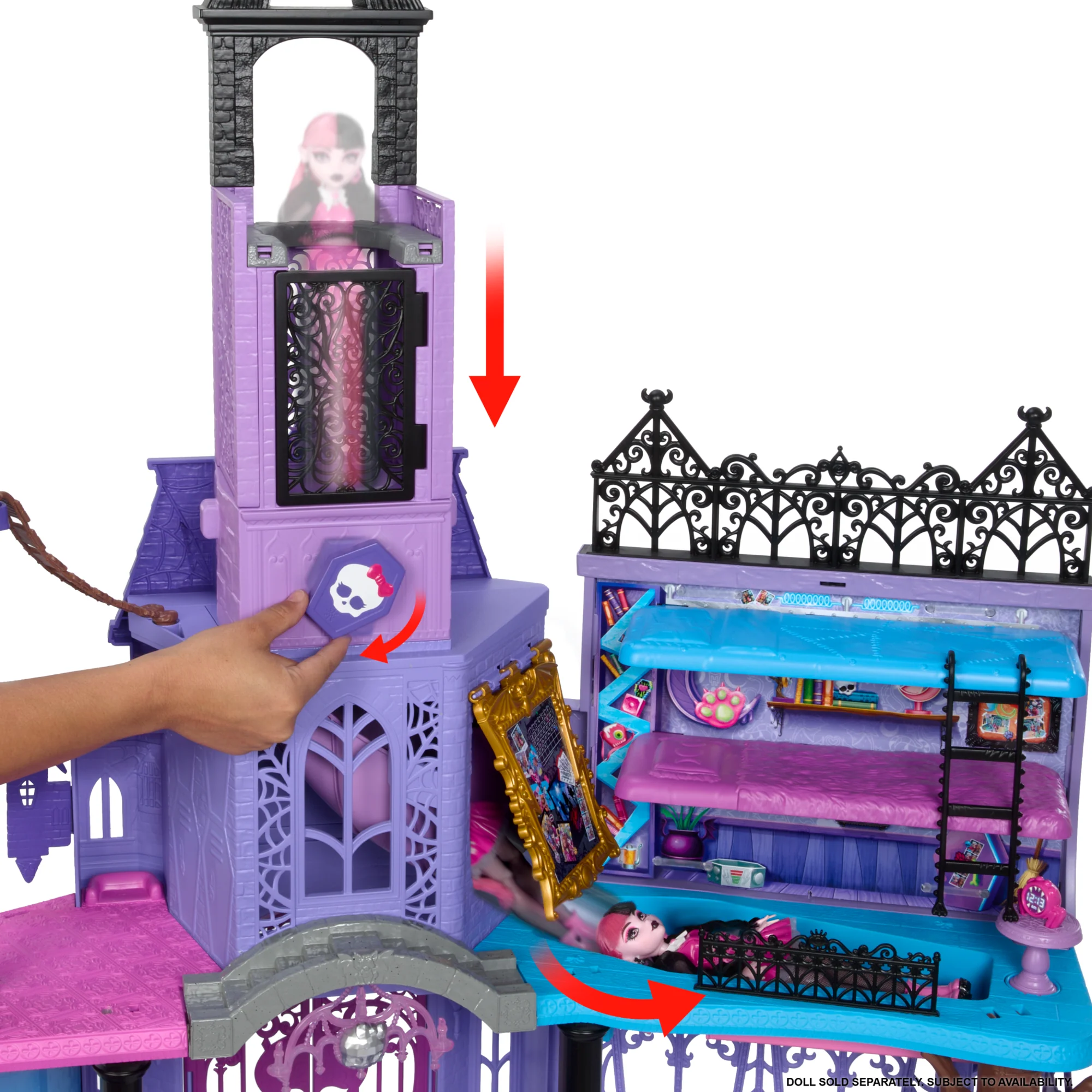 Monster High École des Fantômes, 35Éléments, Mobilier et Accessoires - Image 3