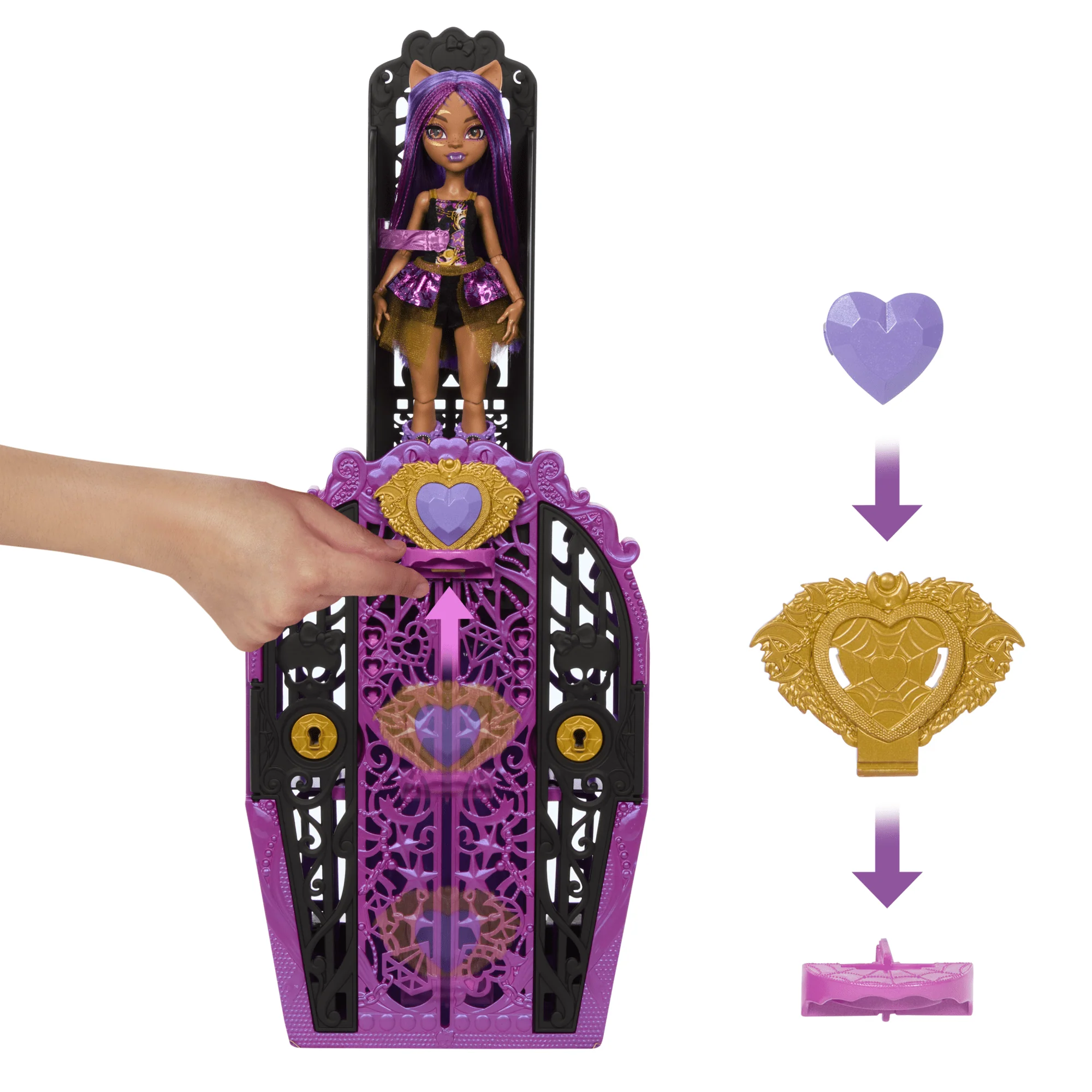 Monster High Monstrueux Secrets Clawdeen Wolf Coffret - Image 5