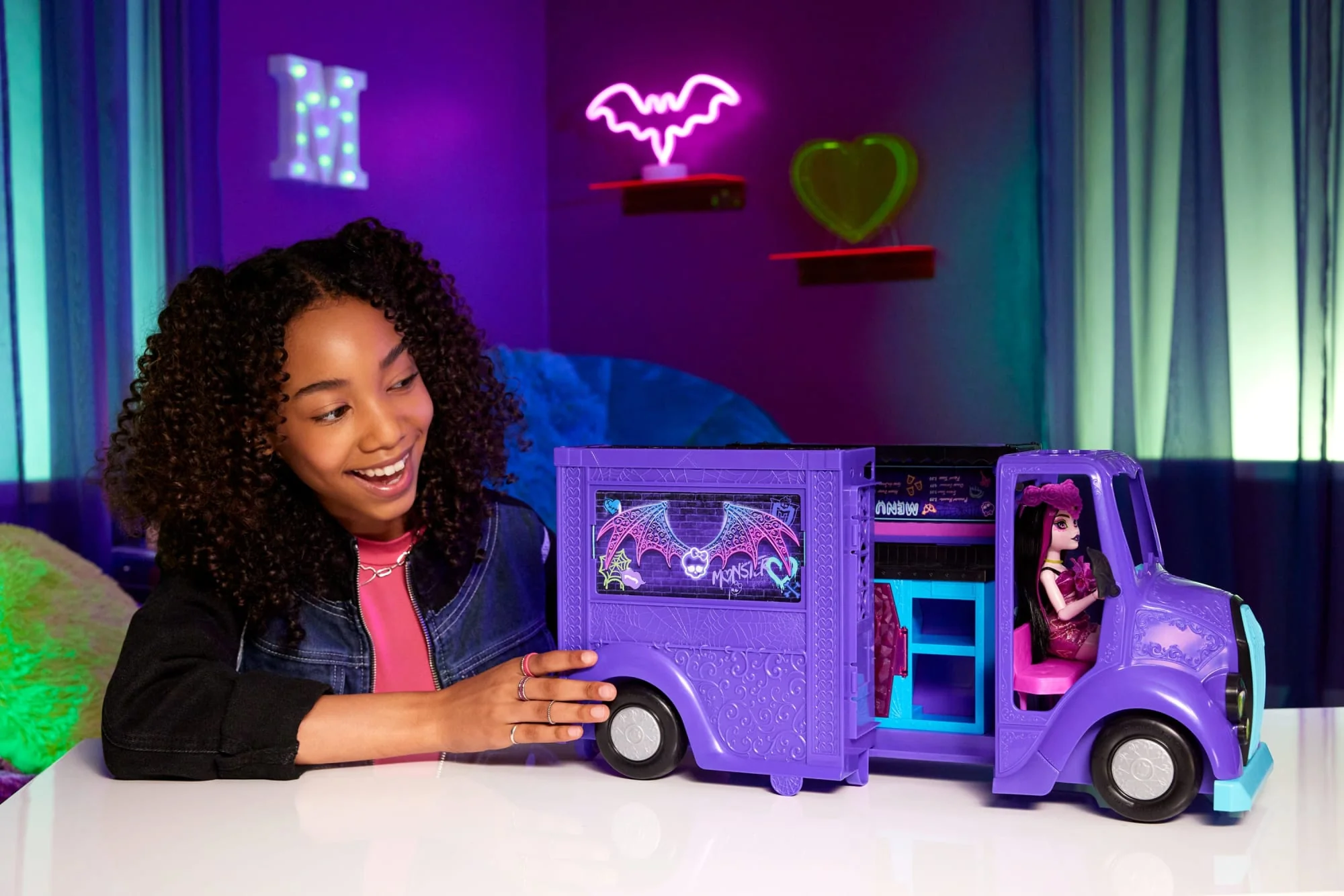 Monster High-Tour Bus Rock Sang-Sationnel-Coffret Avec Poupée et Bus - Image 2