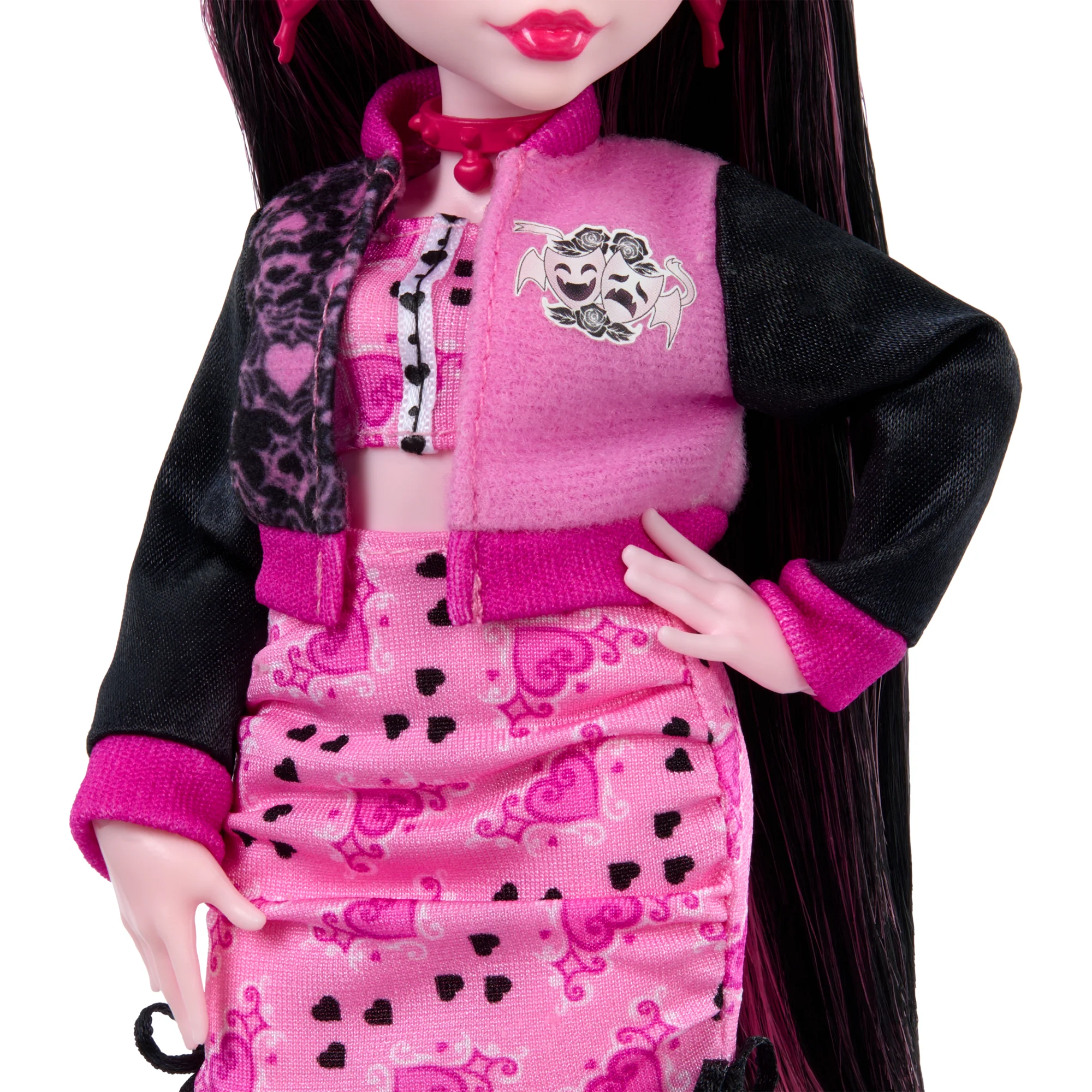 Monster High Fearbook Draculaura Fashion Doll With Jacket, Yearbook, And Movie Club Accessories - Image 4