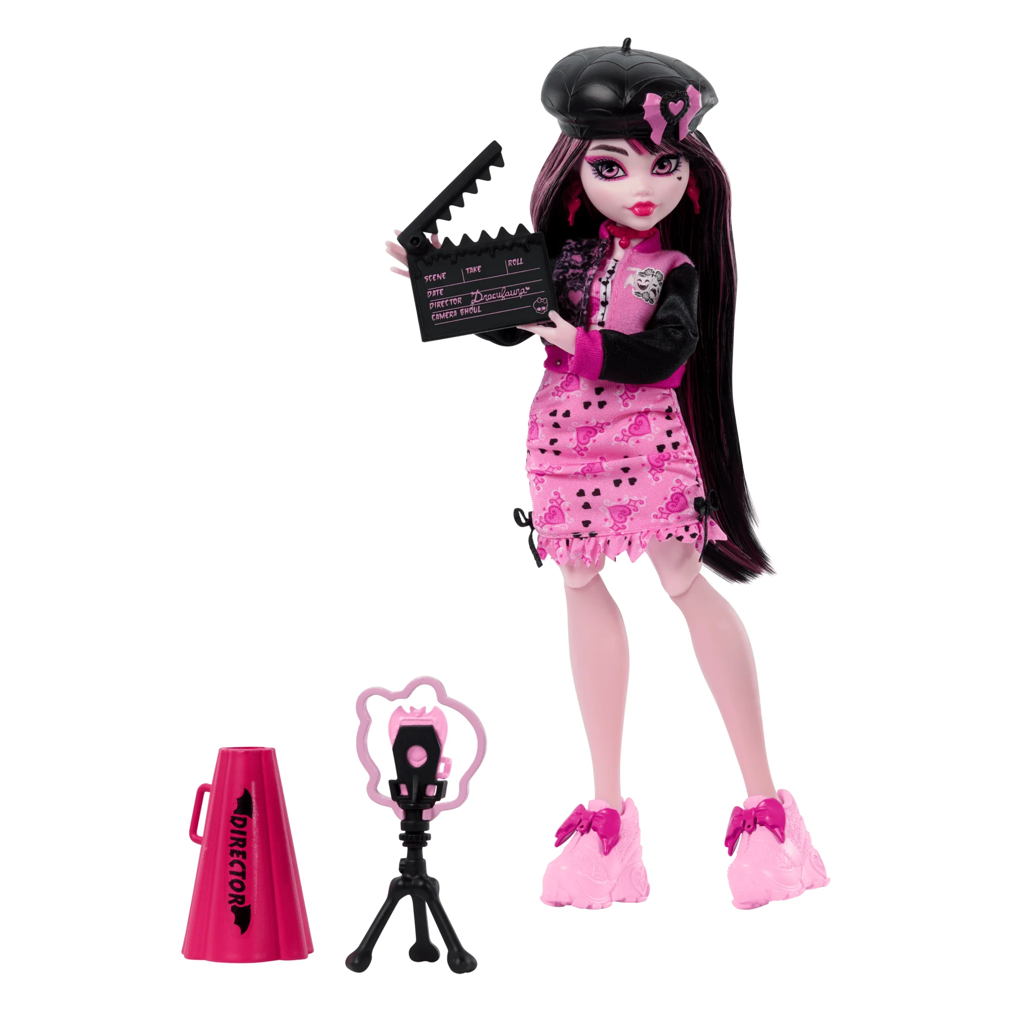 Monster High Fearbook Draculaura Fashion Doll With Jacket, Yearbook, And Movie Club Accessories - Image 6