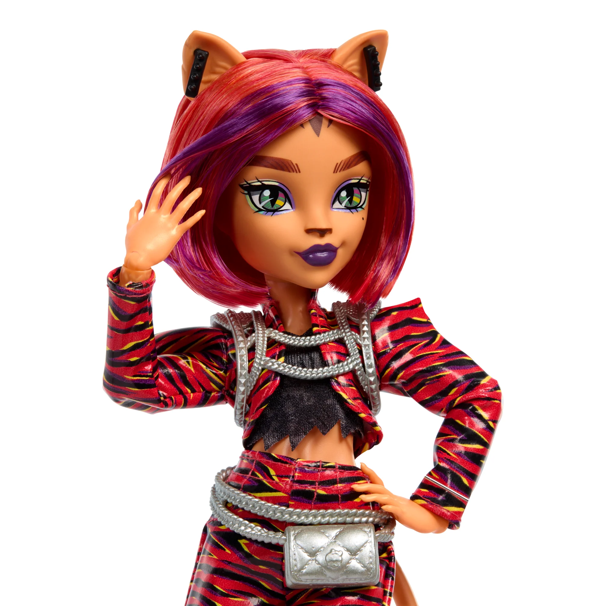 Monster High Fearbook Toralei Fashion Doll With Varsity Jacket, Yearbook, And Music Accessories - Image 3