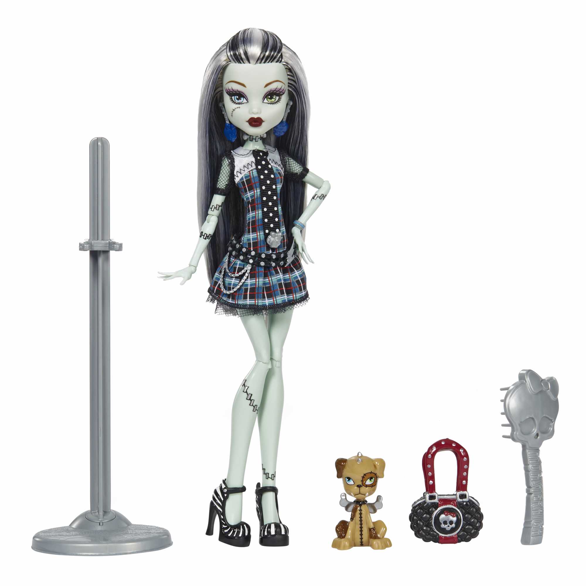 Monster High Frankie Stein Reproduction Doll With Doll Stand & Accessories - Image 4