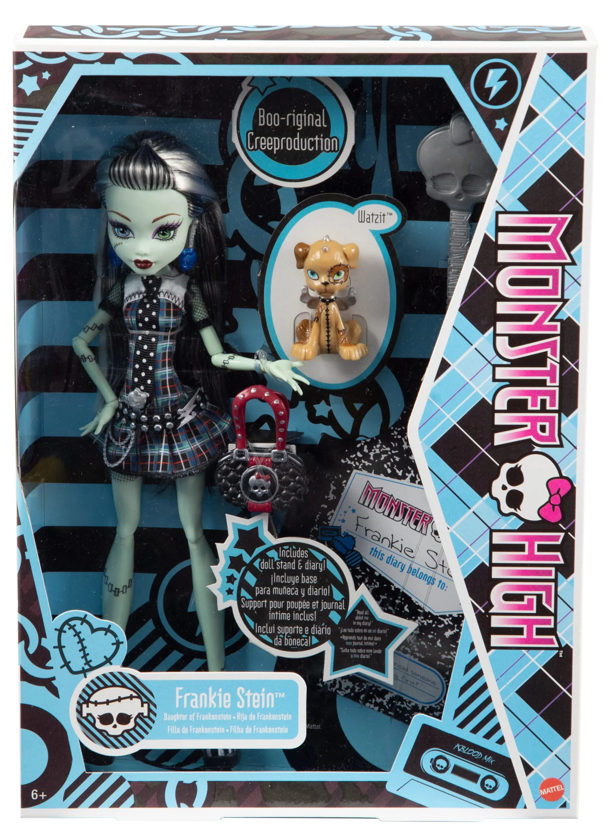 Monster High Frankie Stein Reproduction Doll With Doll Stand & Accessories - Image 6