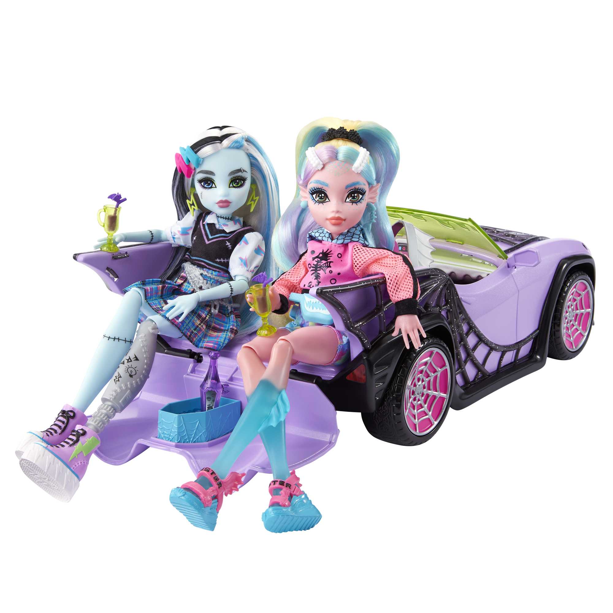 Monster High-Goule Mobile-Voiture Avec Animal et Accessoires - Image 5