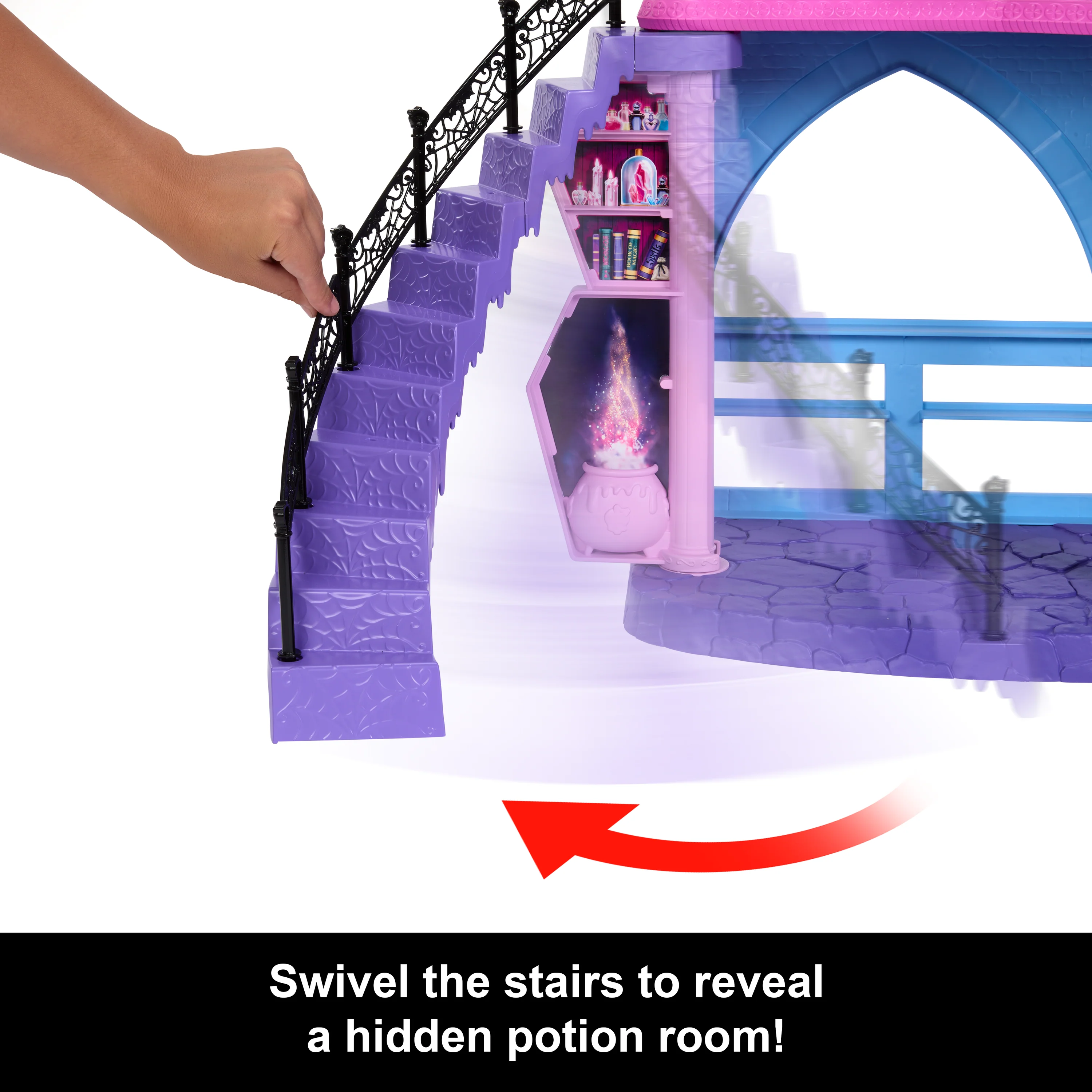 Monster High Haunted High School Doll House With 35+ Pieces Of Furniture And Accessories - Image 5