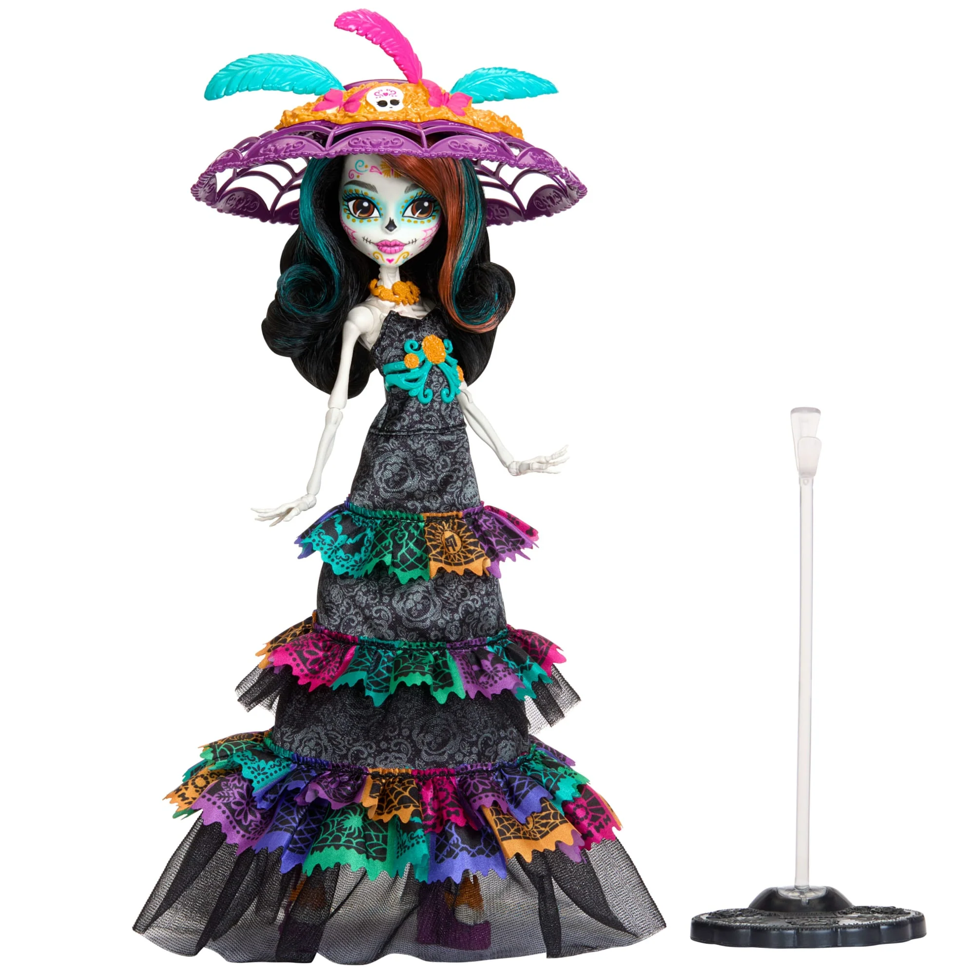 Monster High Skelita Calaveras Howliday Collectible Doll, Día De Muertos 2024 - Image 5