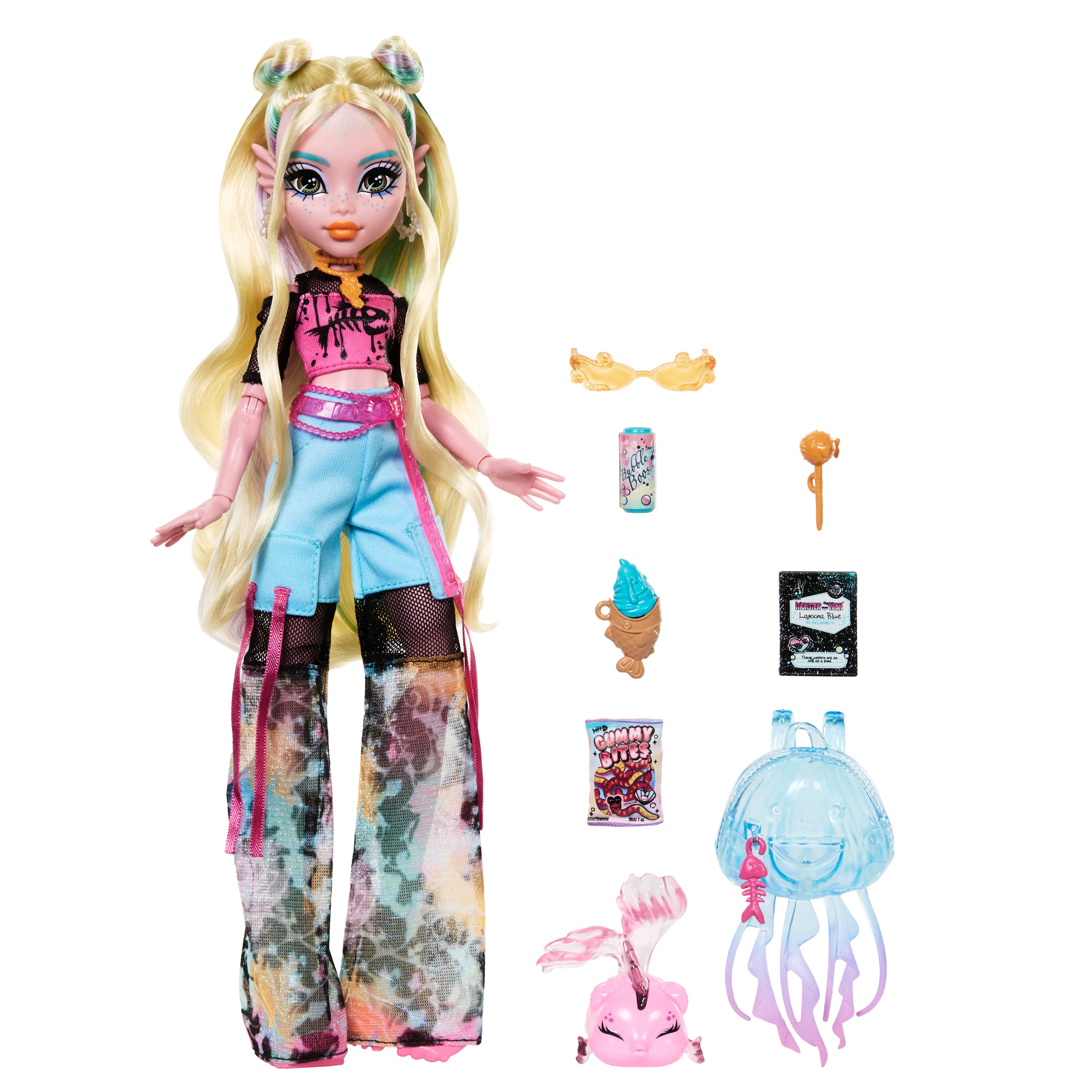 Monster High Lagoona Blue Fashion Doll With Pet Neptuna And Accessories - Image 4