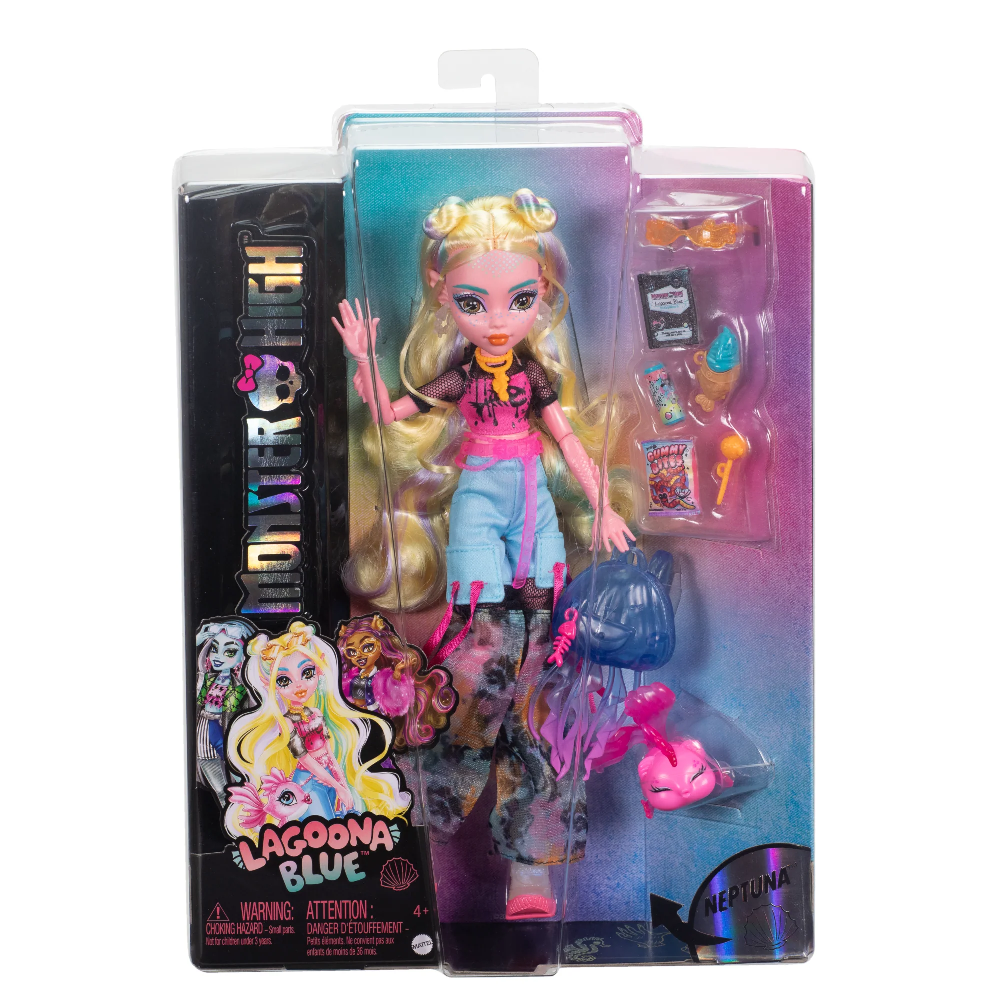 Monster High Lagoona Blue Fashion Doll With Pet Neptuna And Accessories - Image 6