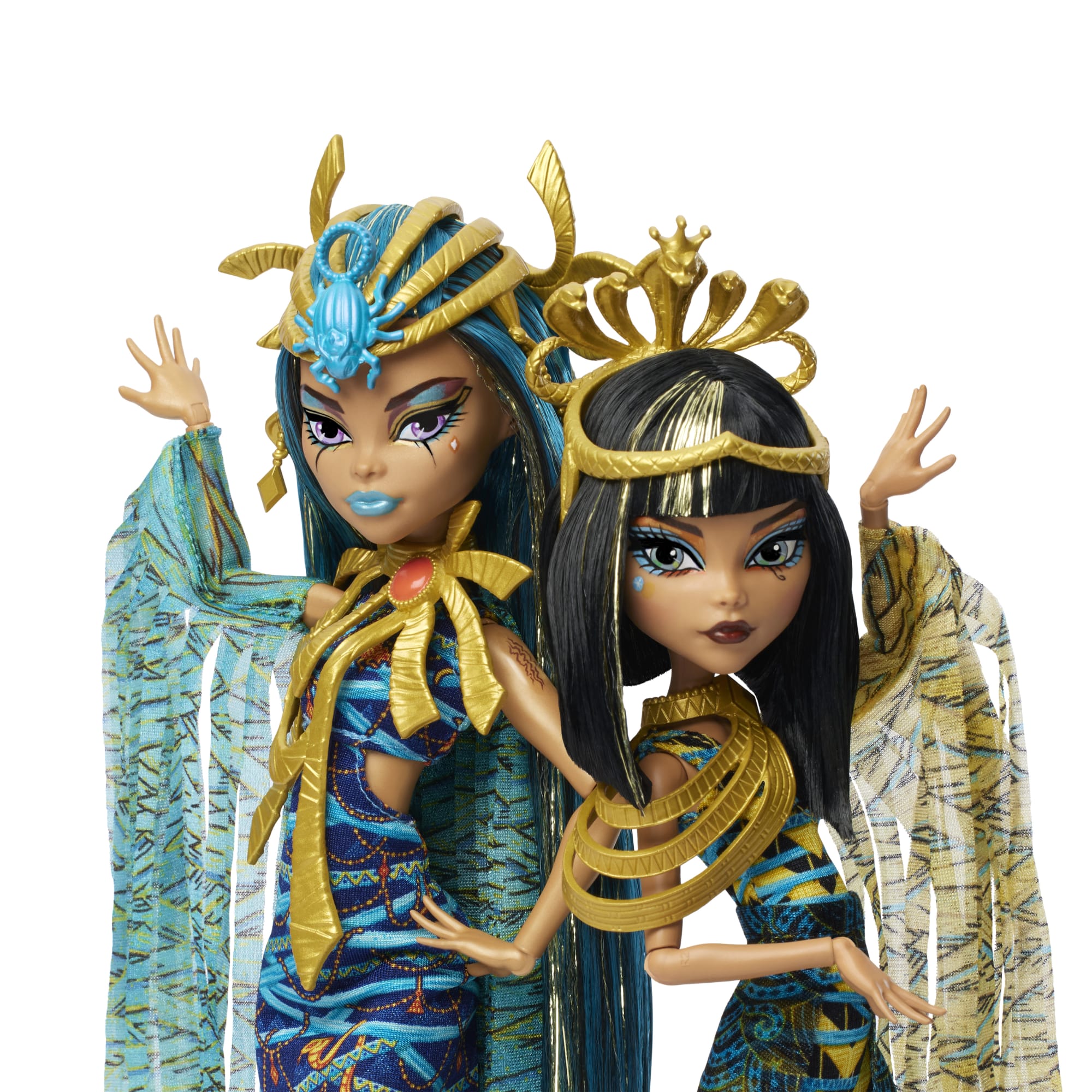 Monster High Mummy Majesties Cleo And Nefera De Nile Collectible Doll Two-Pack - Image 2