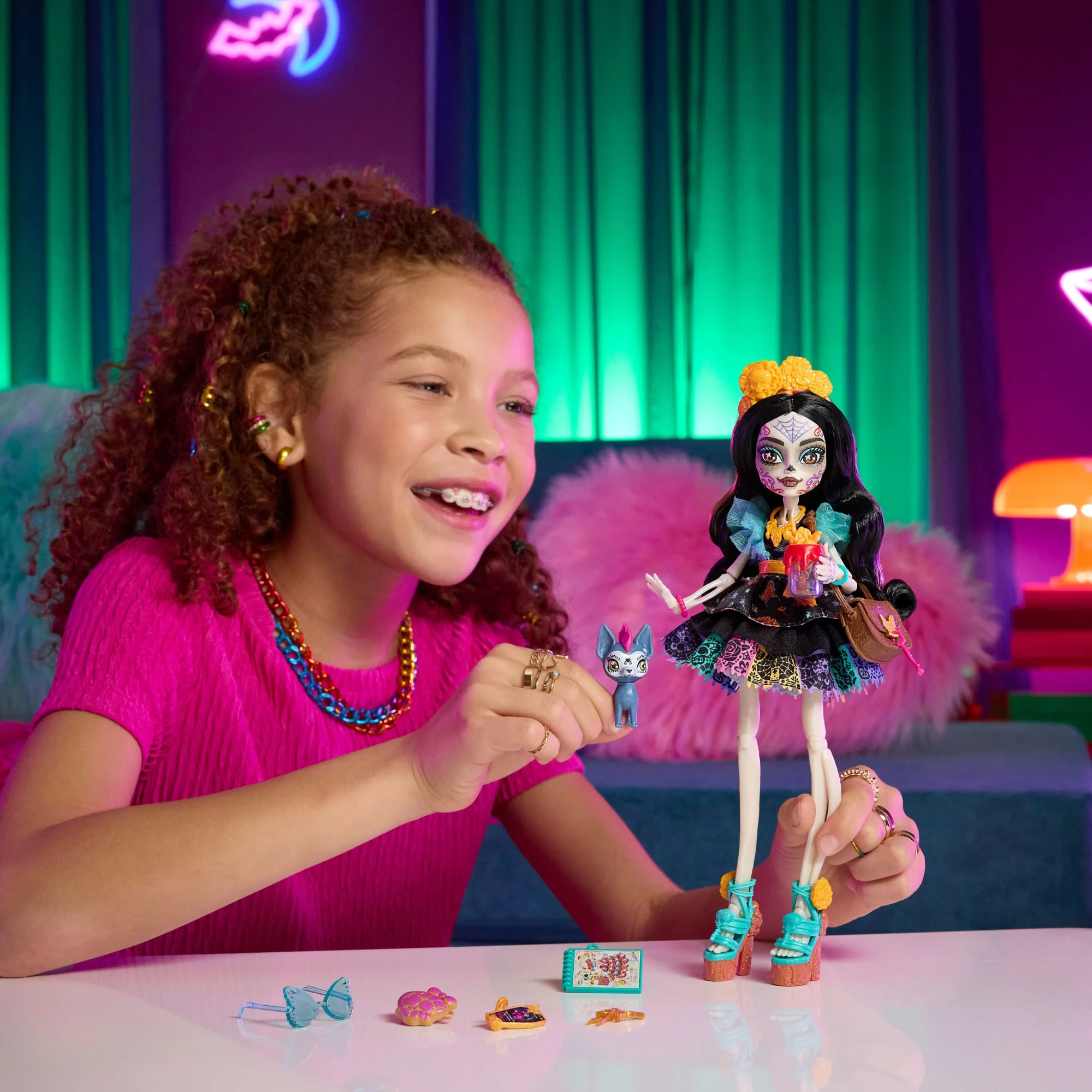 Monster High Muñeca Look Monstruoso Skelita - Image 2