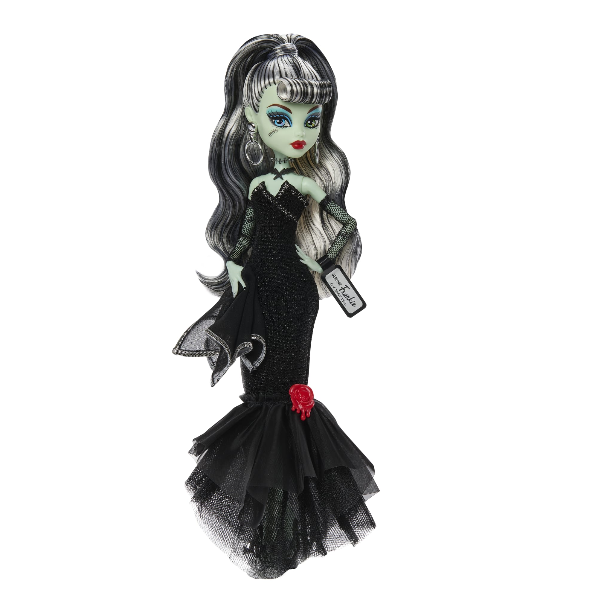 Monster High-Poupée Frankie Stein Barbie-Maillot de Bain et Robe Noire - Image 3