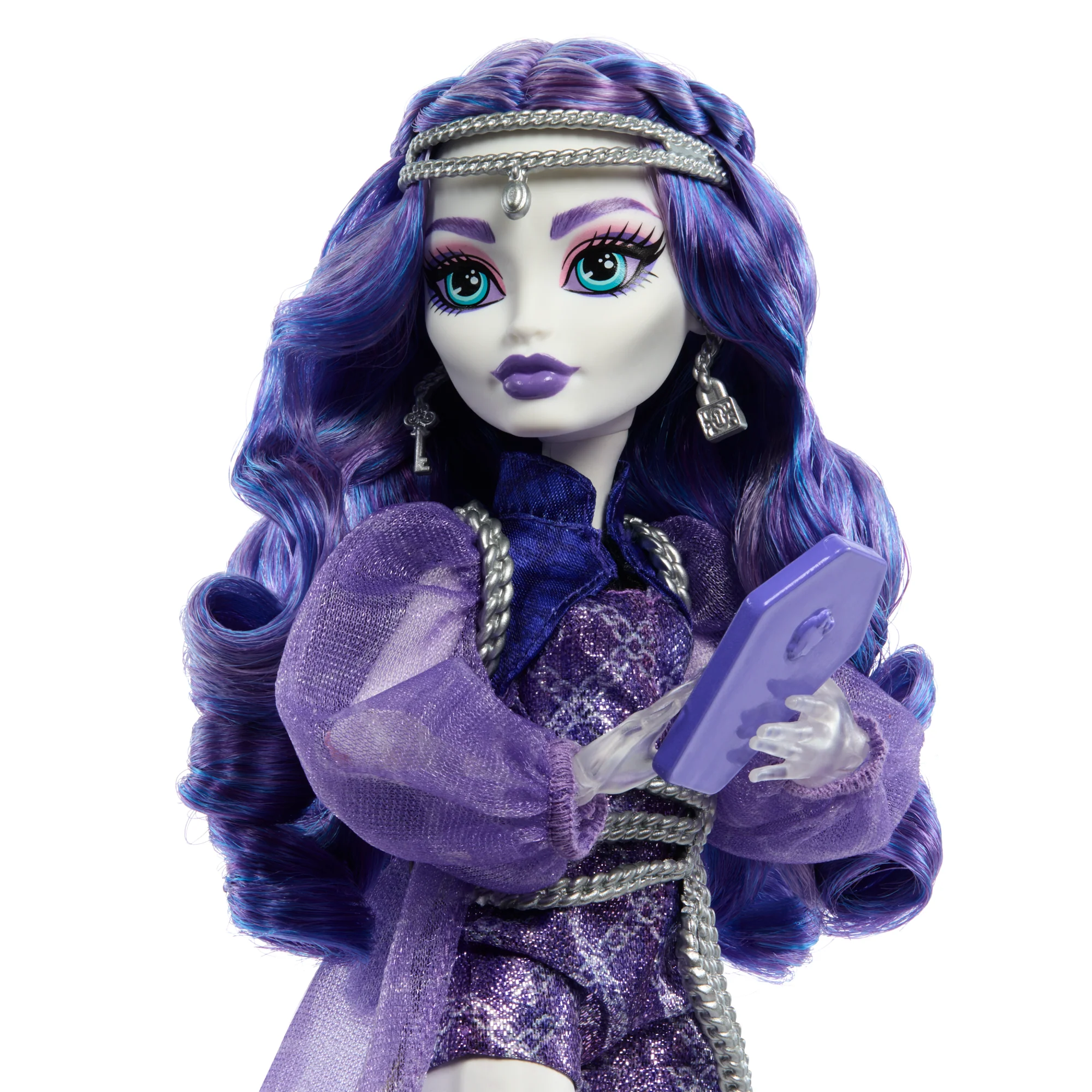 Monster High-Spectra Vondergeist-Poupée, Furet Rhuen et Accessoires - Image 3