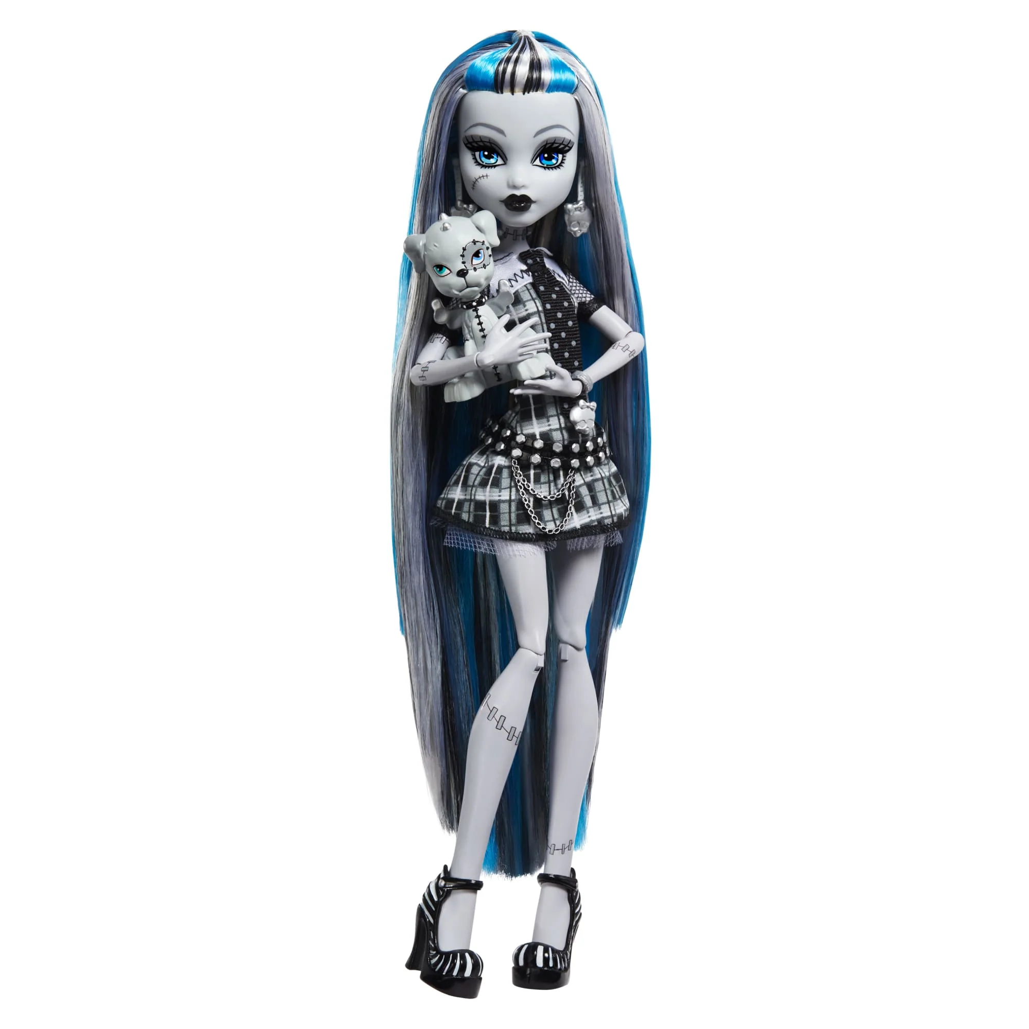 Monster High Reel Drama Frankie Stein Collector Doll in Black And White, Reproduction With Poster - Image 2