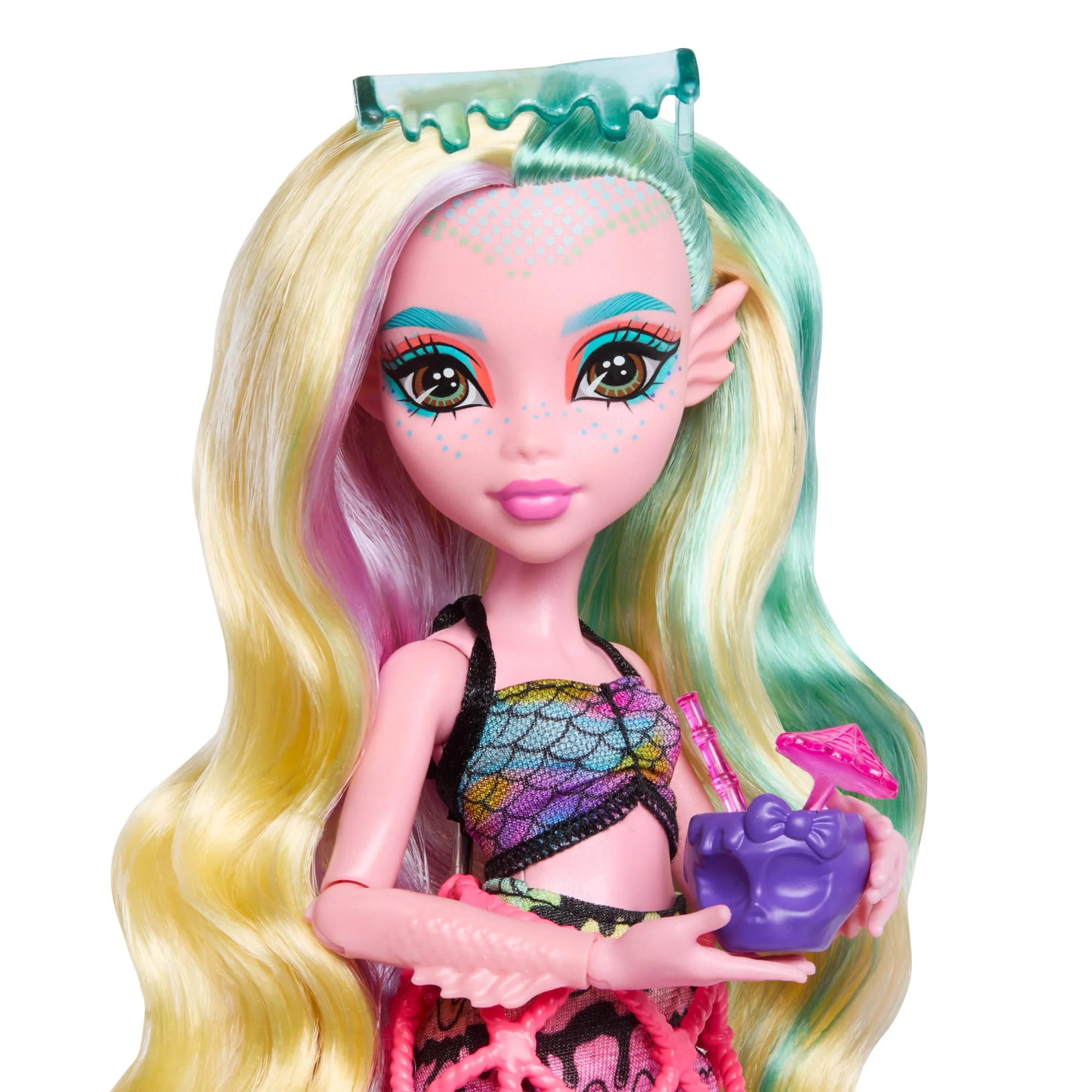Monster High Lagoona Blue Fashion Doll And Playset, Scare-Adise Island Snack Shack With Food Accessories - Image 5