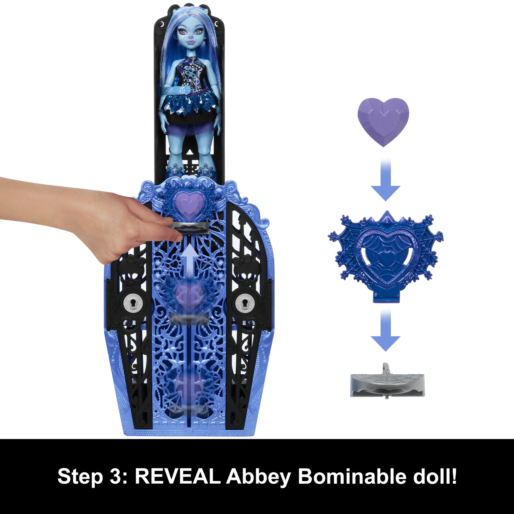 Monster High Skulltimate Secrets Monster Mysteries Playset, Abbey Bominable Doll With 19+ Surprises - Image 5