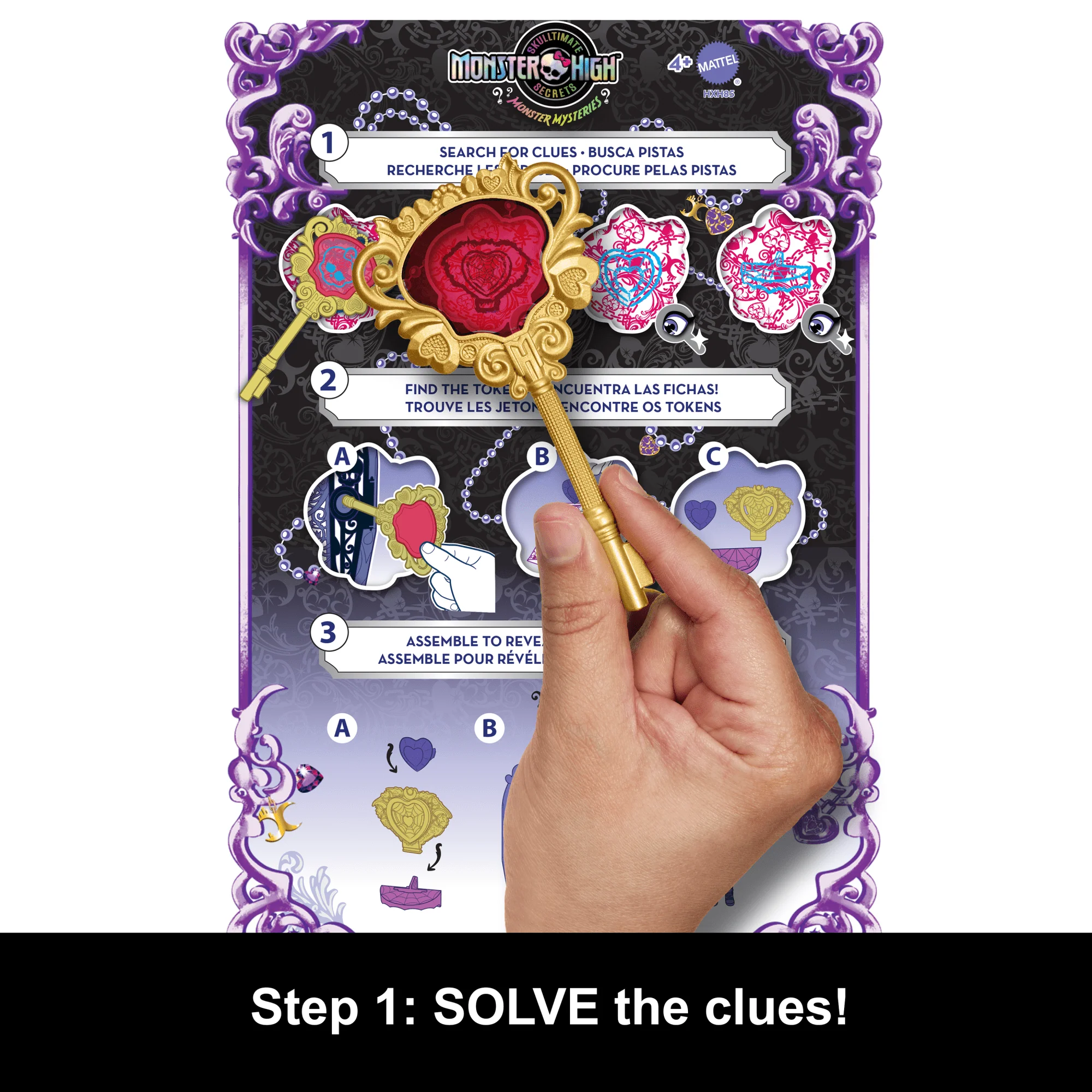 Monster High Skulltimate Secrets Monster Mysteries Playset, Clawdeen Wolf Doll With 19+ Surprises - Image 3
