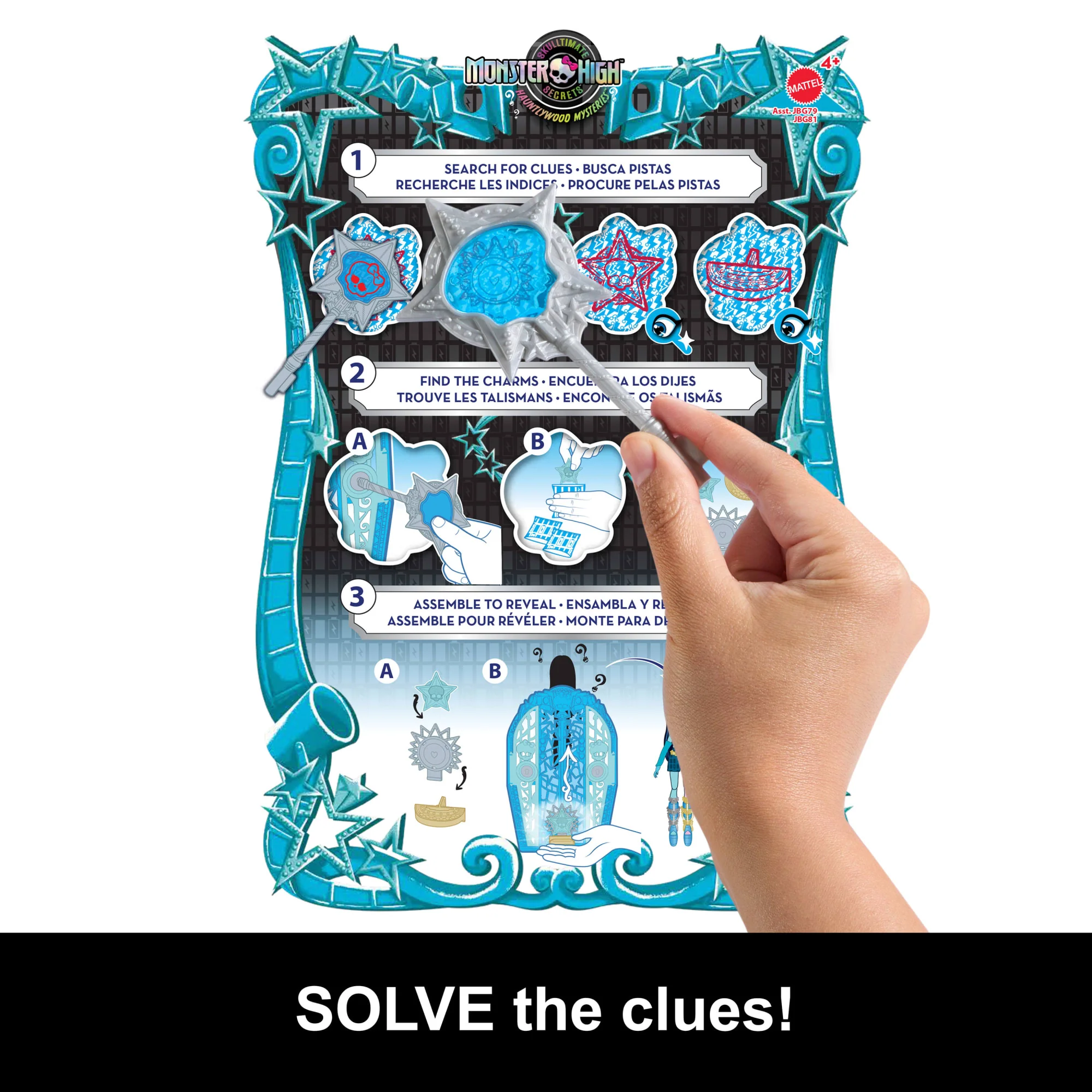 Monster High Skulltimate Secrets Hauntlywood Mysteries Doll, Frankie Stein With 19+ Surprises - Image 3