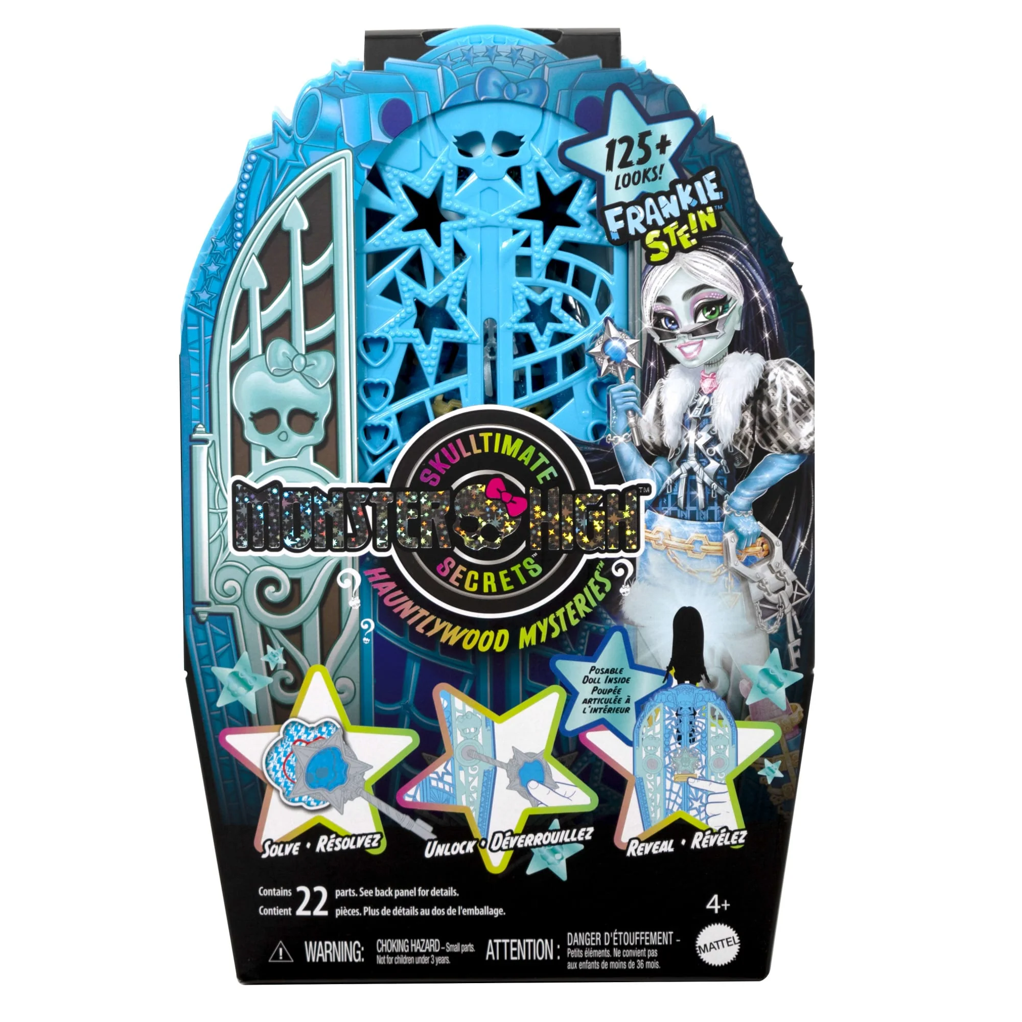 Monster High Skulltimate Secrets Hauntlywood Mysteries Doll, Frankie Stein With 19+ Surprises - Image 6