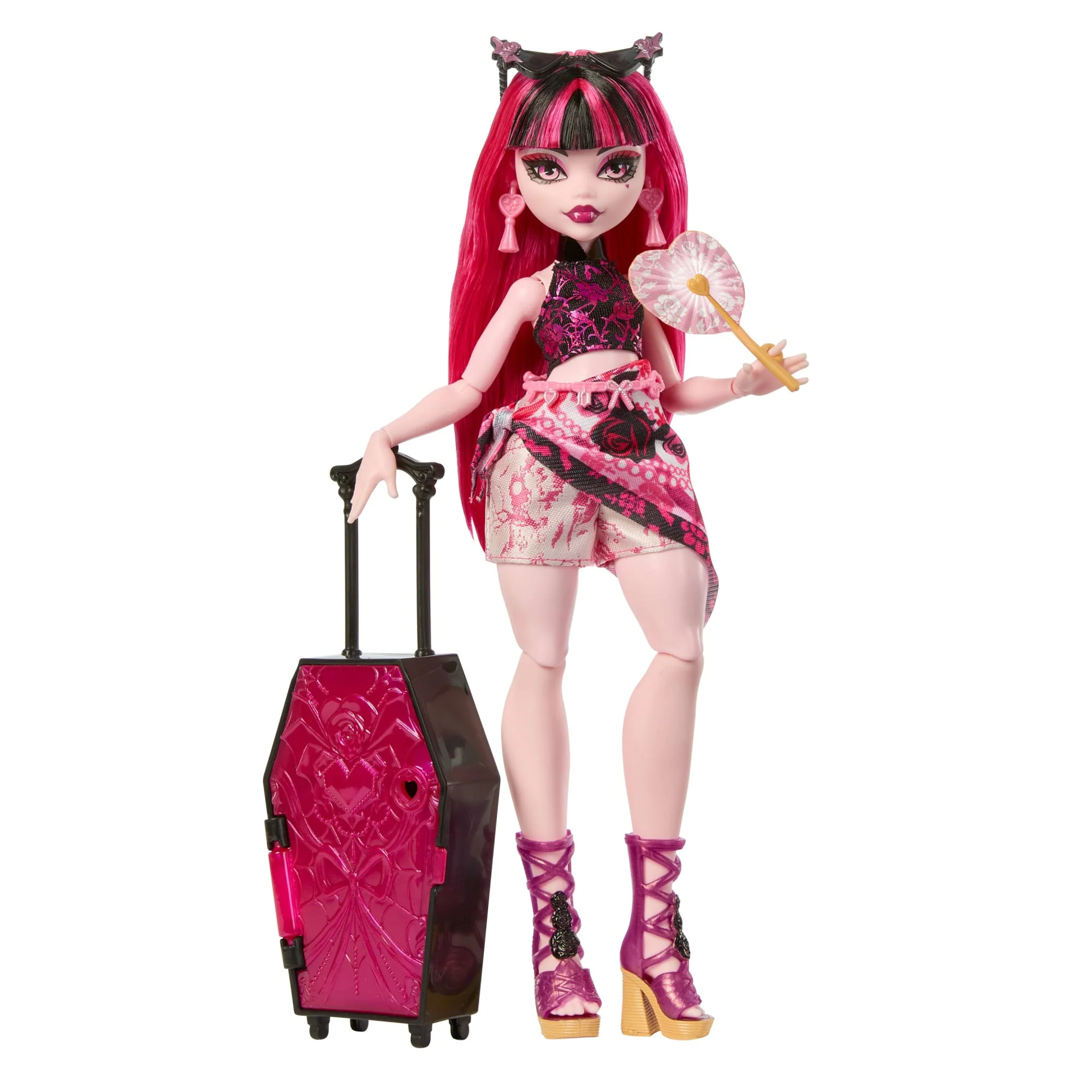 Monster High Skulltimate Secrets Gore-Geous Oasis Playset, Draculaura Doll And Accessories - Image 2