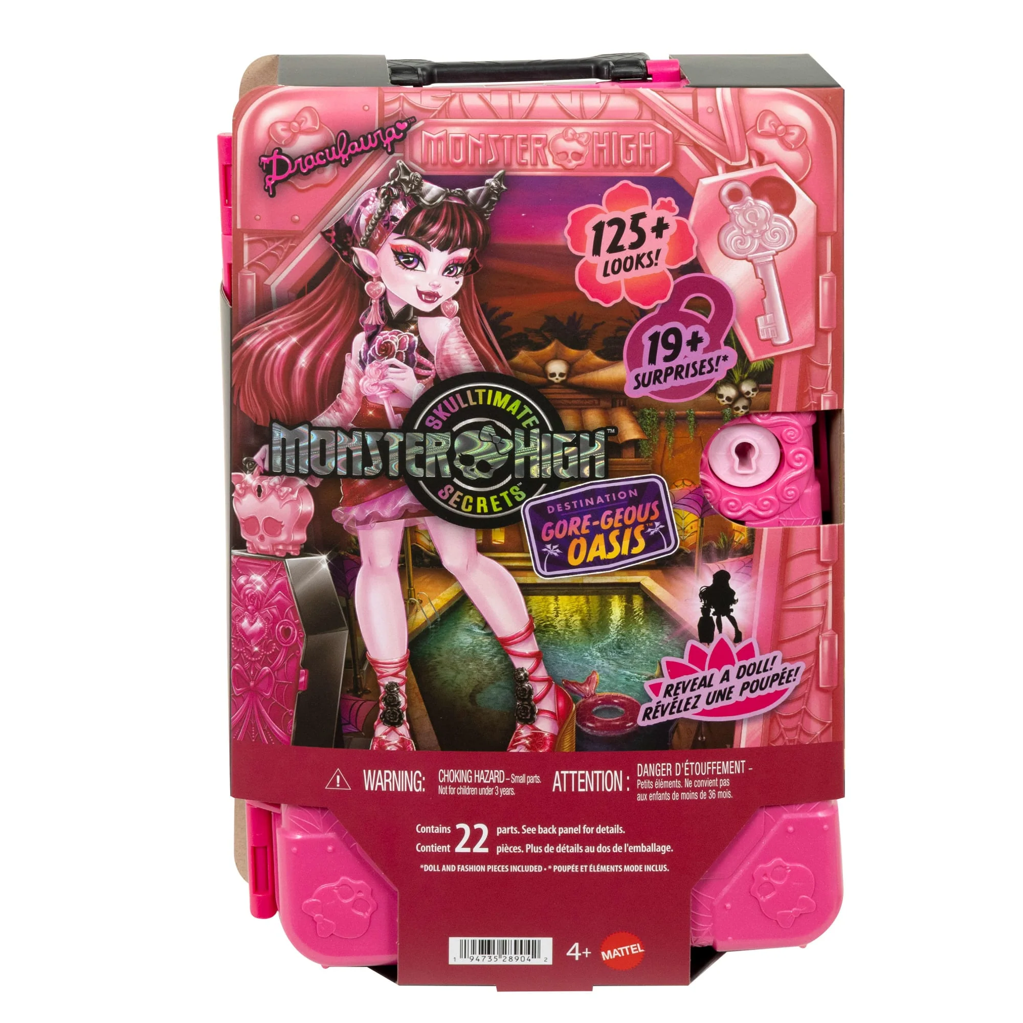 Monster High Skulltimate Secrets Gore-Geous Oasis Playset, Draculaura Doll And Accessories - Image 6