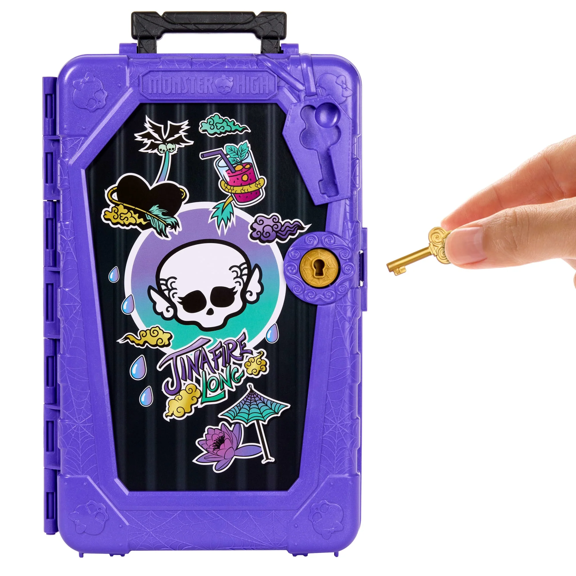 Monster High Skulltimate Secrets Gore-Geous Oasis Playset, Jinafire Long Doll And Accessories - Image 2