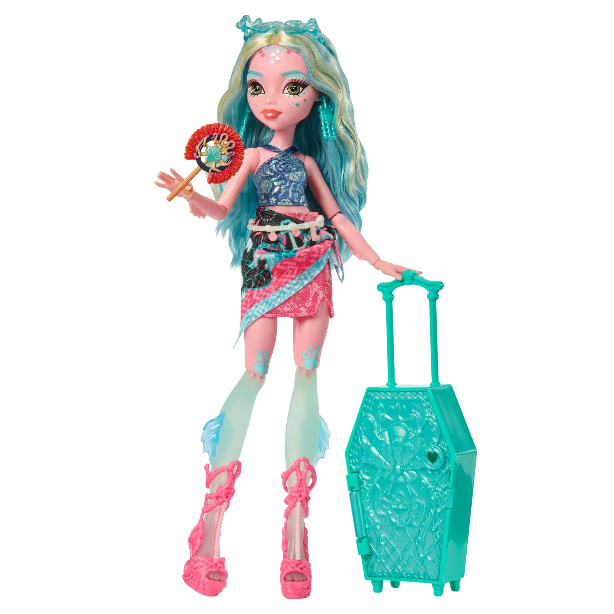 Monster High Skulltimate Secrets Gore-Geous Oasis Playset, Lagoona Blue Doll And Accessories - Image 5