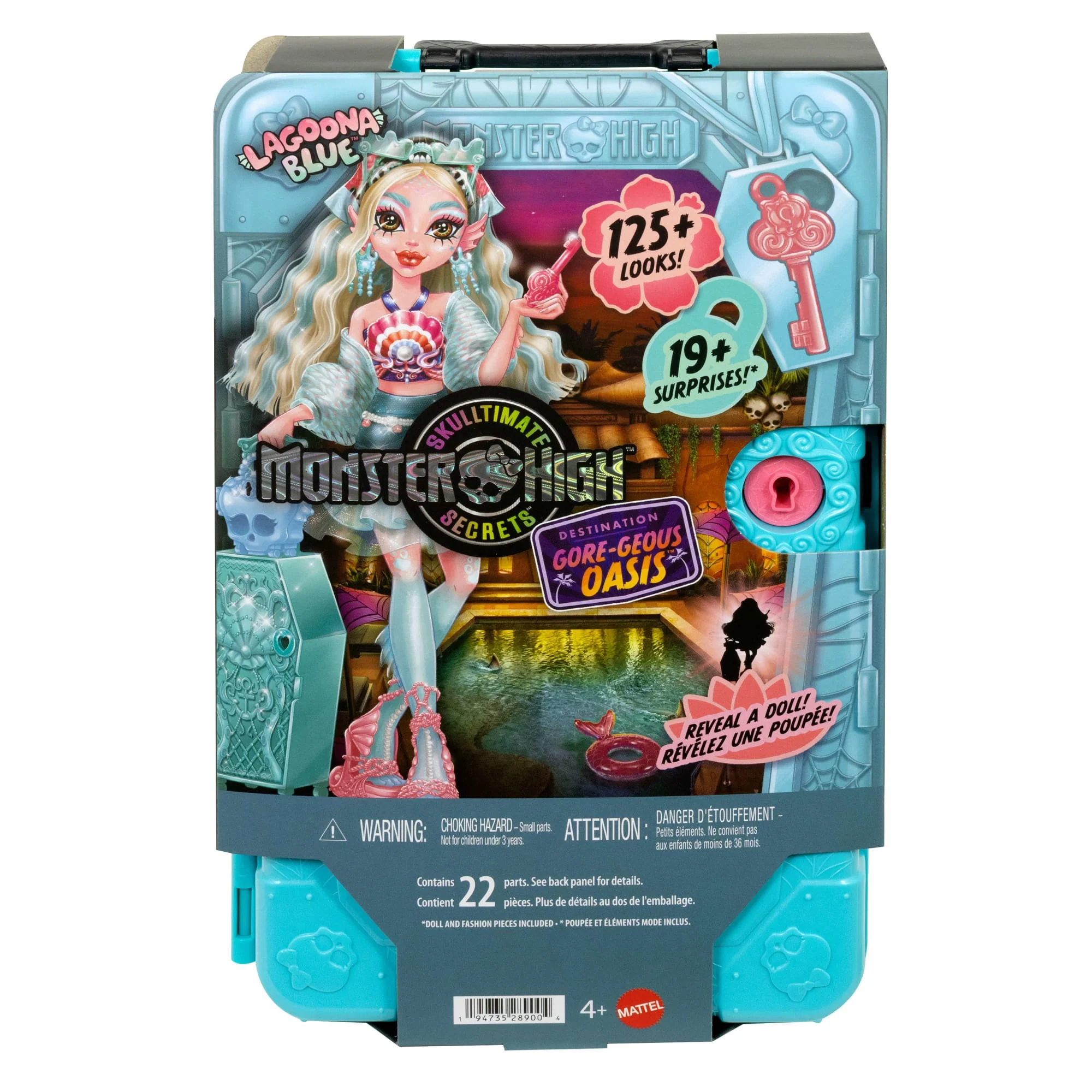 Monster High Skulltimate Secrets Gore-Geous Oasis Playset, Lagoona Blue Doll And Accessories - Image 6