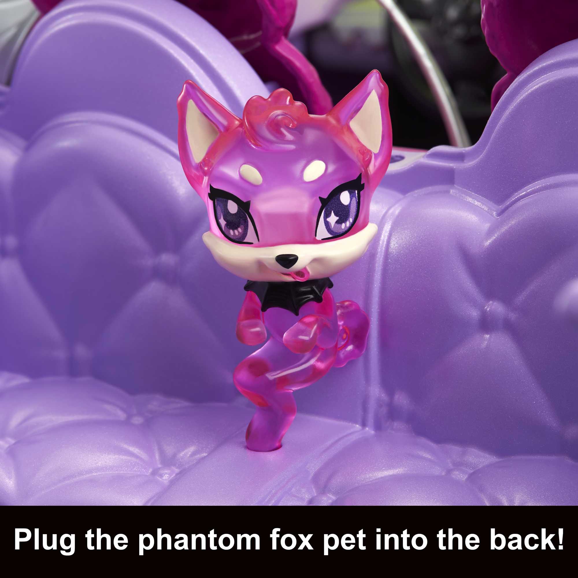 Monster High Toy Car, Ghoul Mobile With Pet And Cooler Accessories - Image 4
