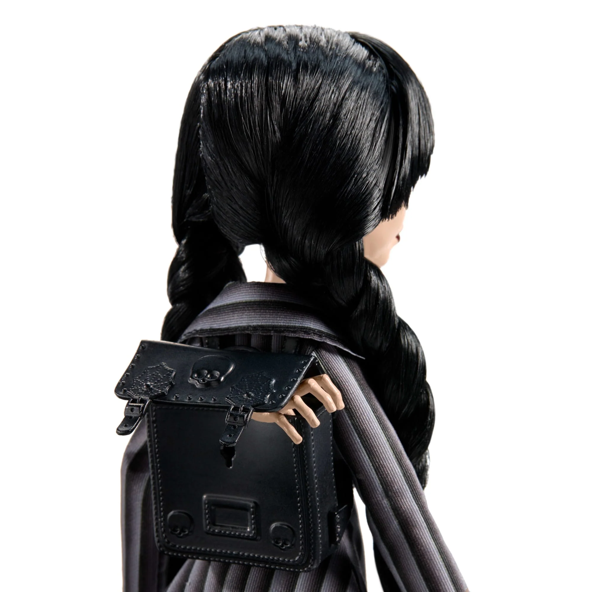 Monster High Wednesday Collectible Doll, Wednesday Addams in Nevermore Academy Uniform With Thing - Image 4