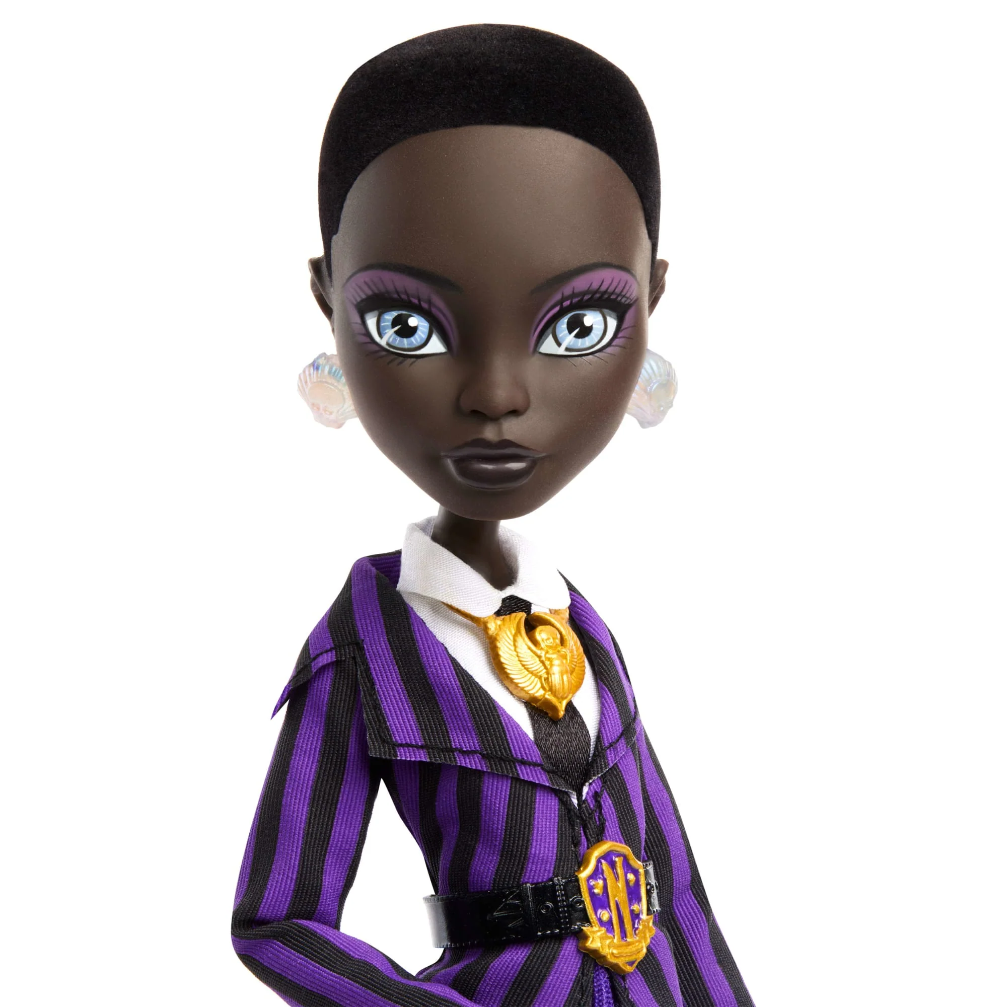 Monster High X Wednesday Collectible Doll, Bianca Barclay in Nevermore Academy Uniform - Image 3