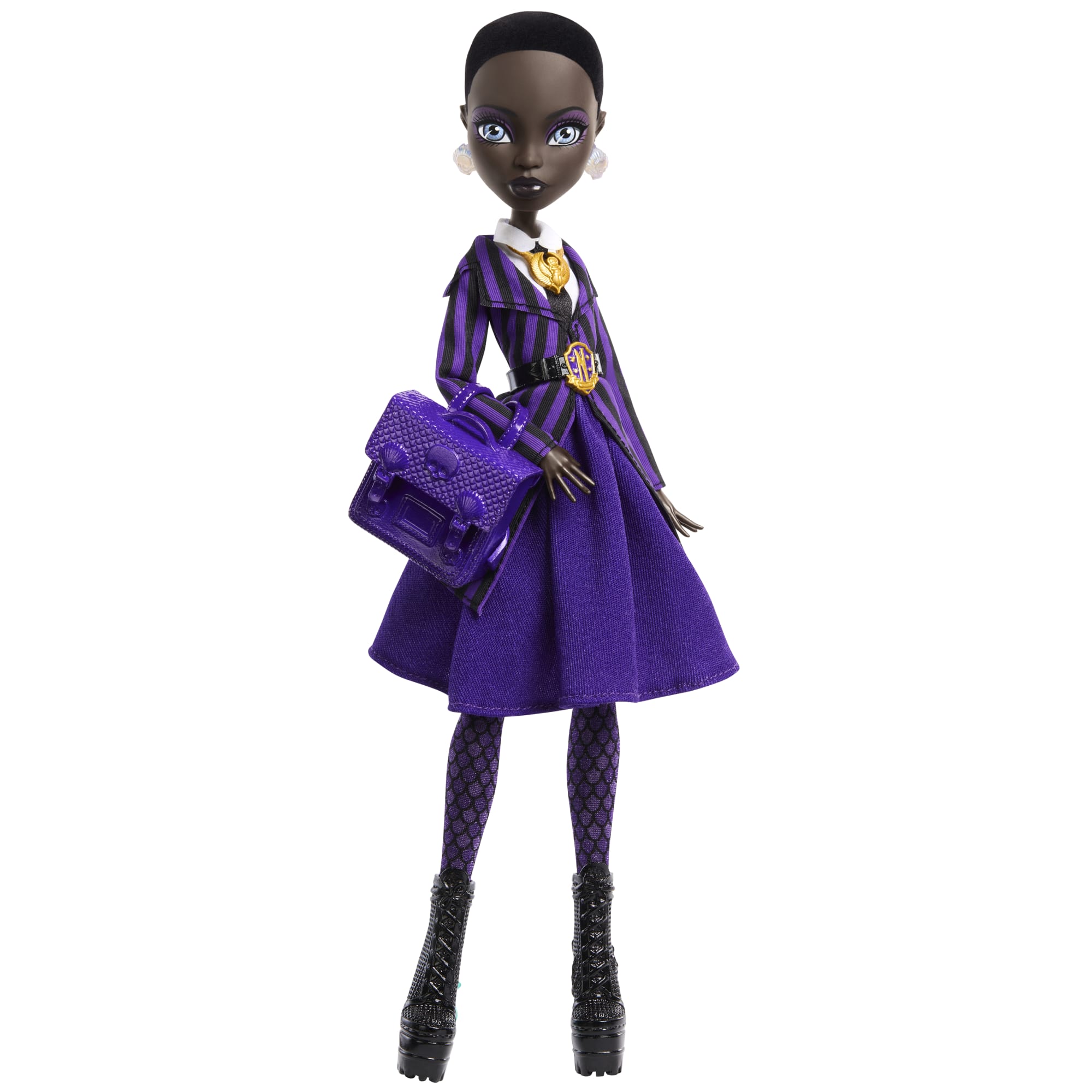 Monster High X Wednesday Collectible Doll, Bianca Barclay in Nevermore Academy Uniform - Image 2