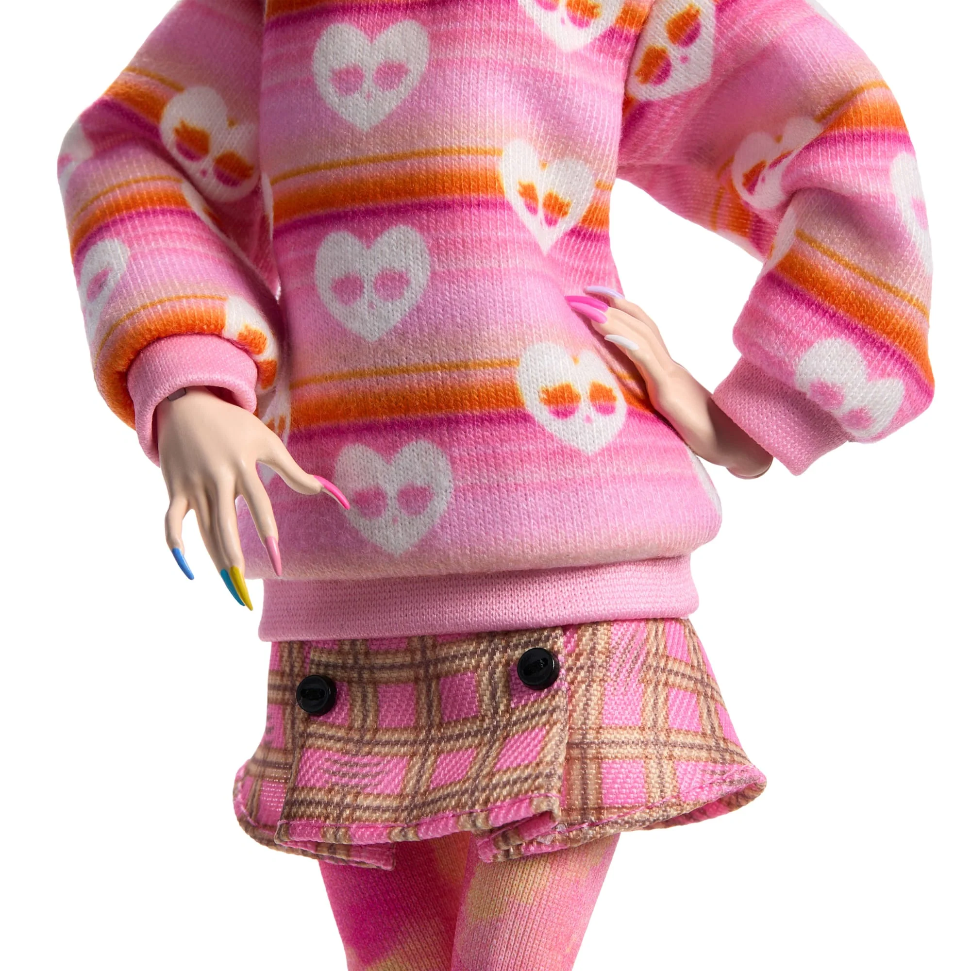 Monster High Wednesday Collectible Doll, Enid Sinclair in Pink Fashion With Accessories - Image 4