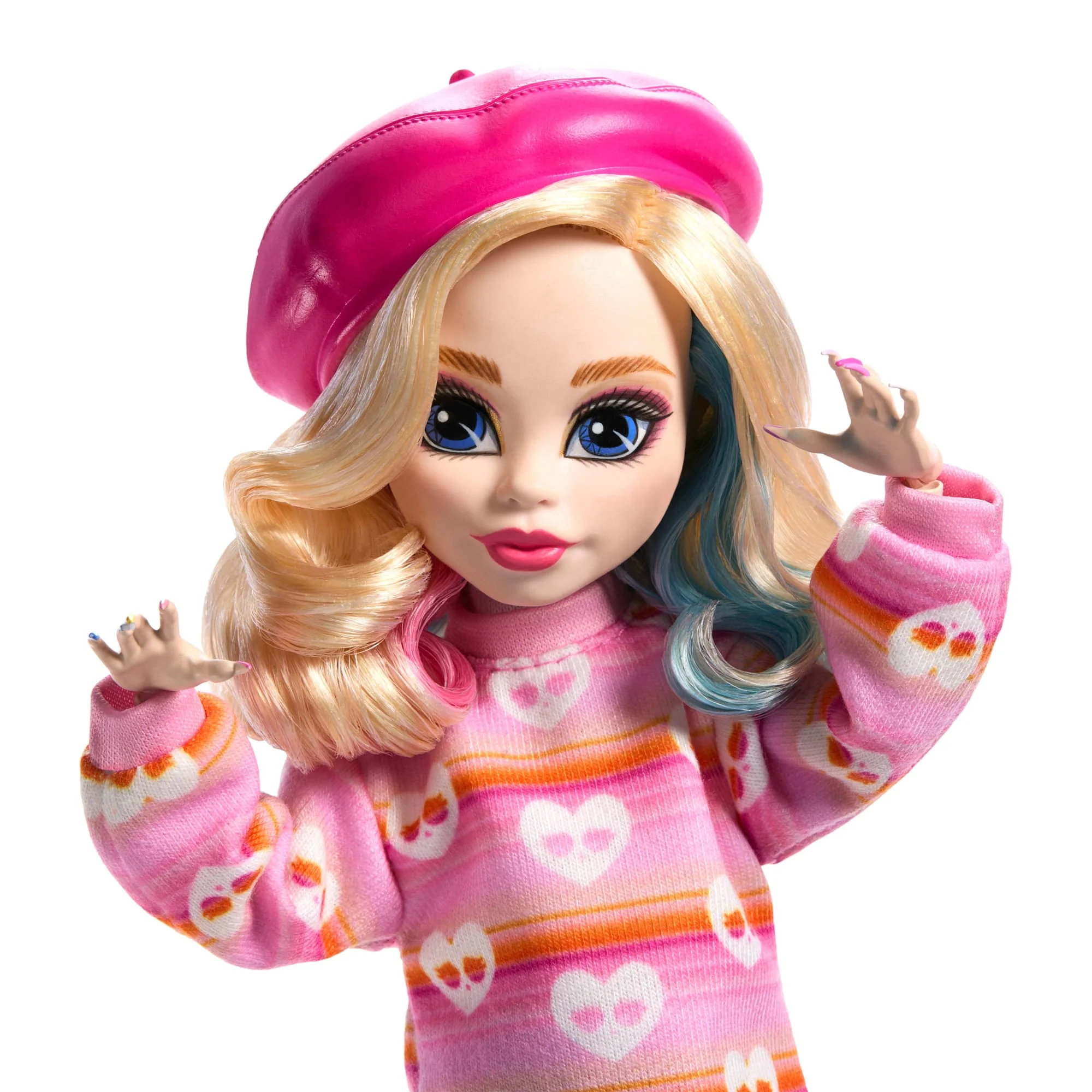 Monster High Wednesday Collectible Doll, Enid Sinclair in Pink Fashion With Accessories - Image 3