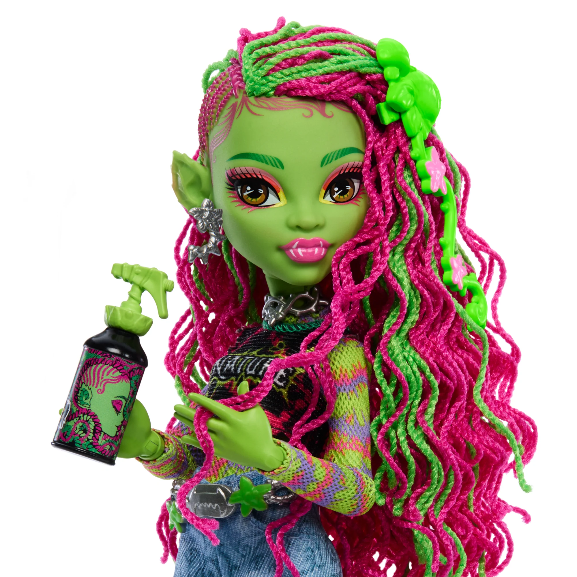 Monster High Poupée, Animal et Accessoires Venus Mcflytrap, Chewlian - Image 3