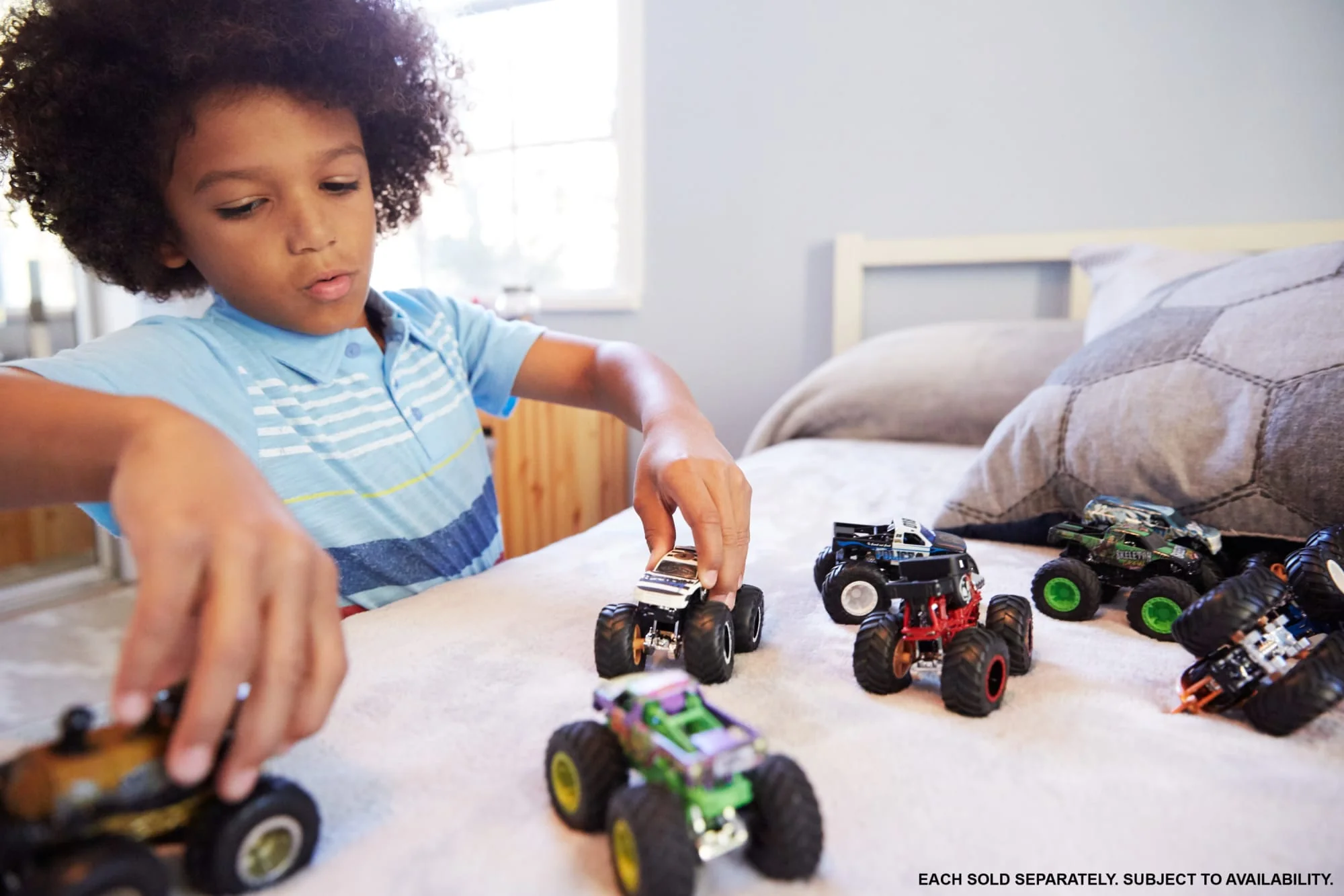 Monster Trucks Hot Wheels à L’Échelle 1:64 Avec Roues Géantes - Image 2