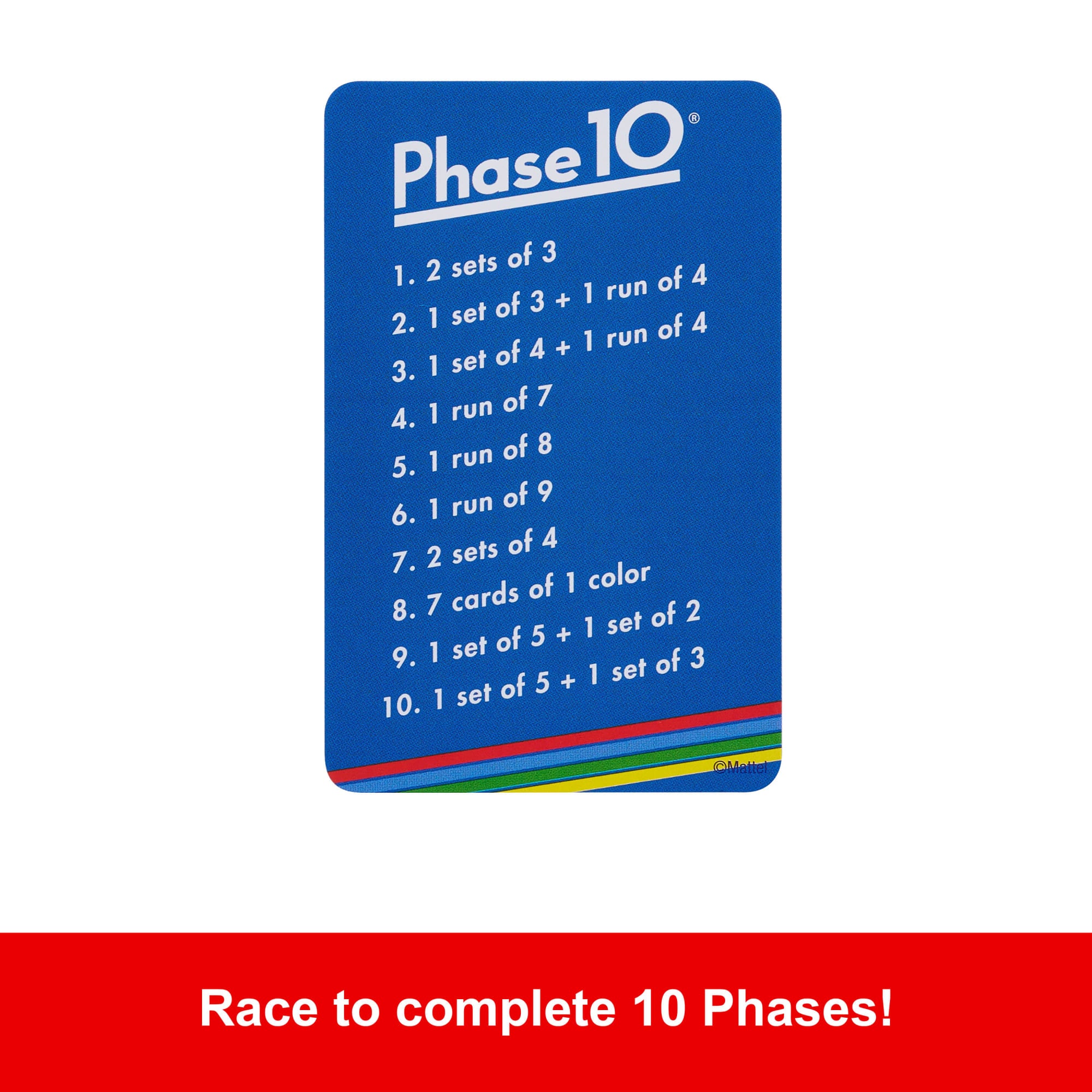 Phase 10 Card Game For Families, Adults And Kids, Rummy-Style Play in A Storage Tin - Image 3