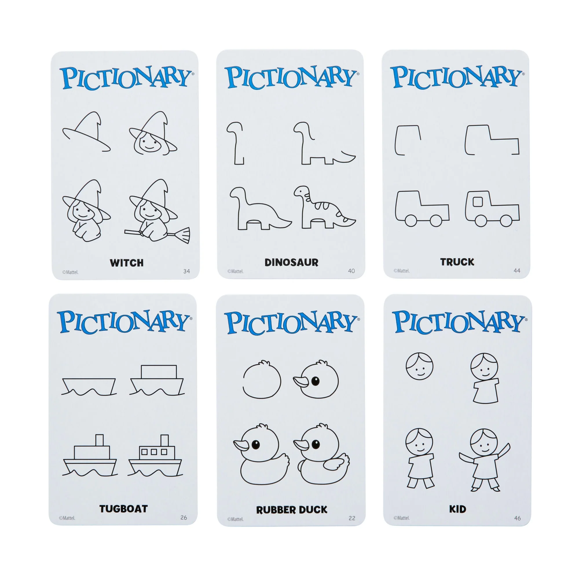 Pictionary Family Board Game For Kids, Adults And Game Night With Erasable Boards And Markers - Image 4