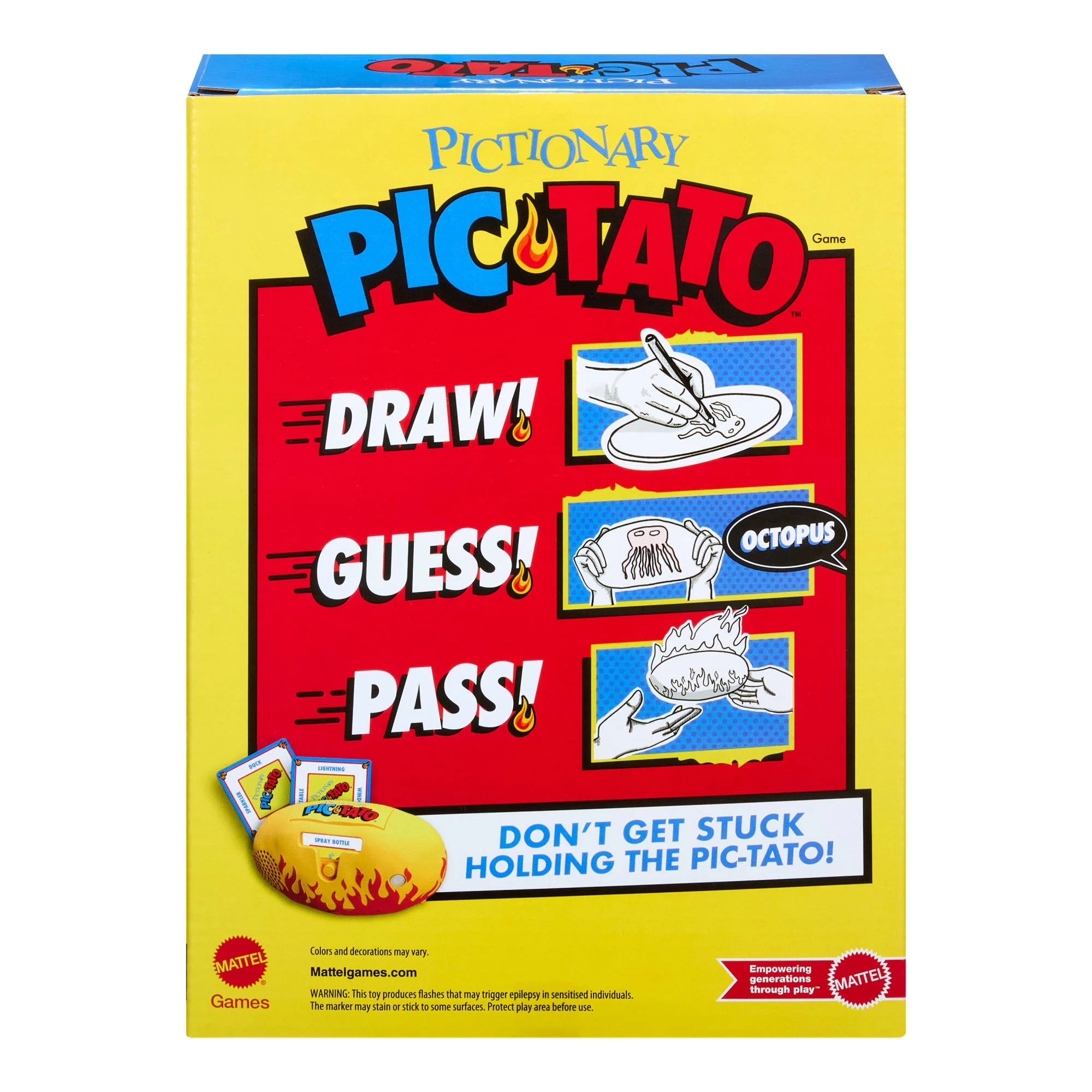 Pictionary Pic-Tato Hot Potato Game, Talks And Plays Music, Family Game For Kids, Adults And Game Night - Image 6