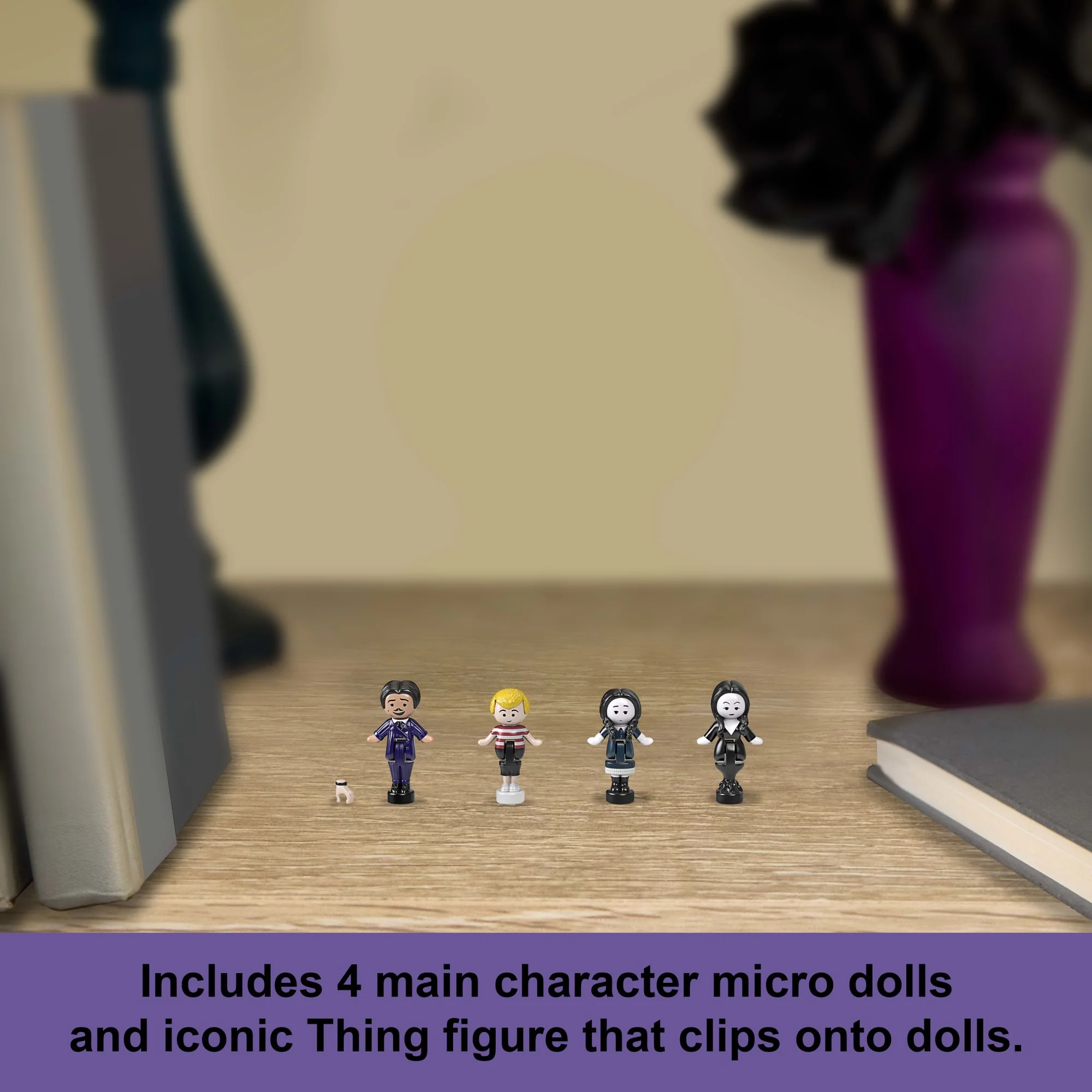 Polly Pocket Collector The Addams Family Compact, Special Edition Dolls And Playset - Image 5