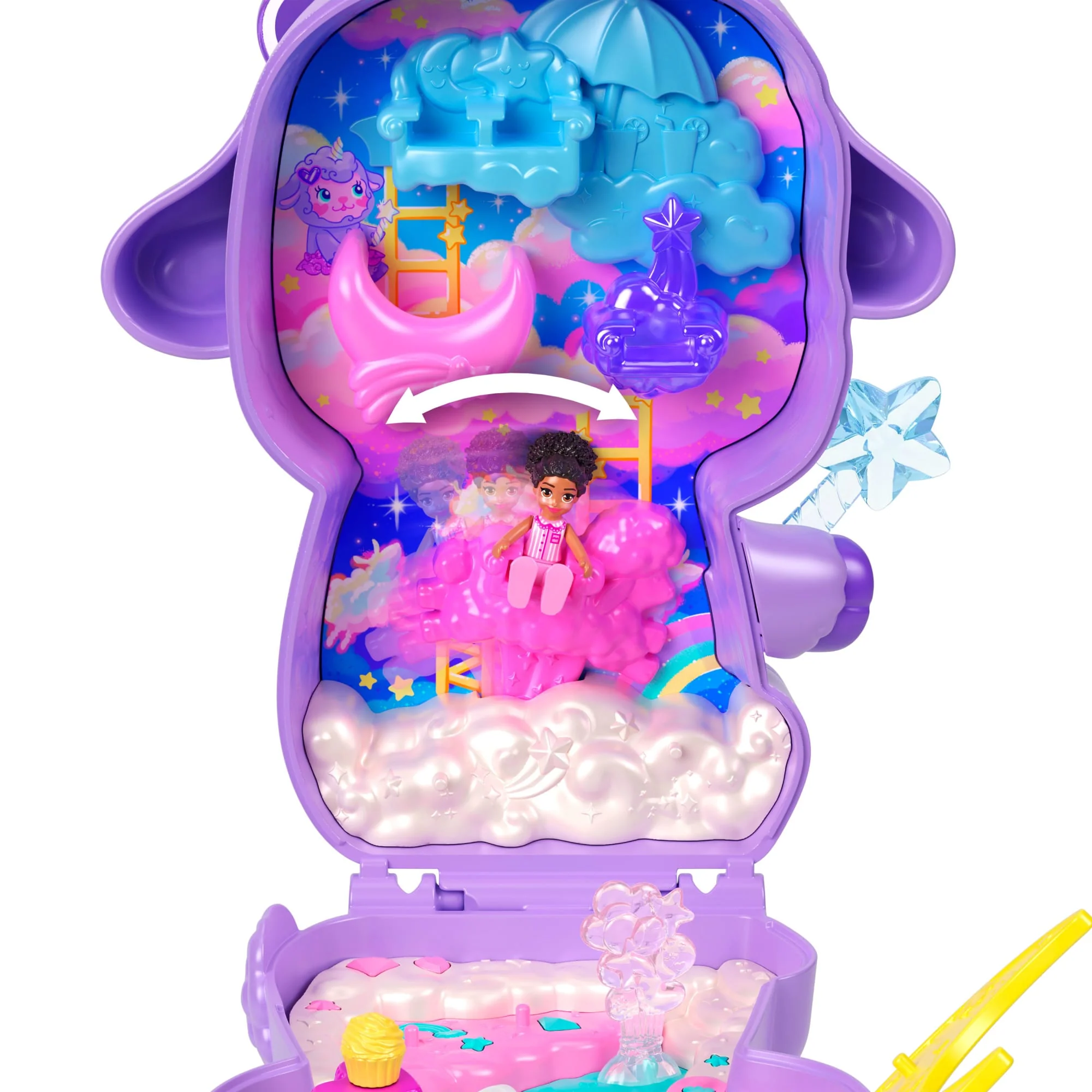 Polly Pocket Coffret Au Pays des Rêves Mini-Figurine et Licorne - Image 4