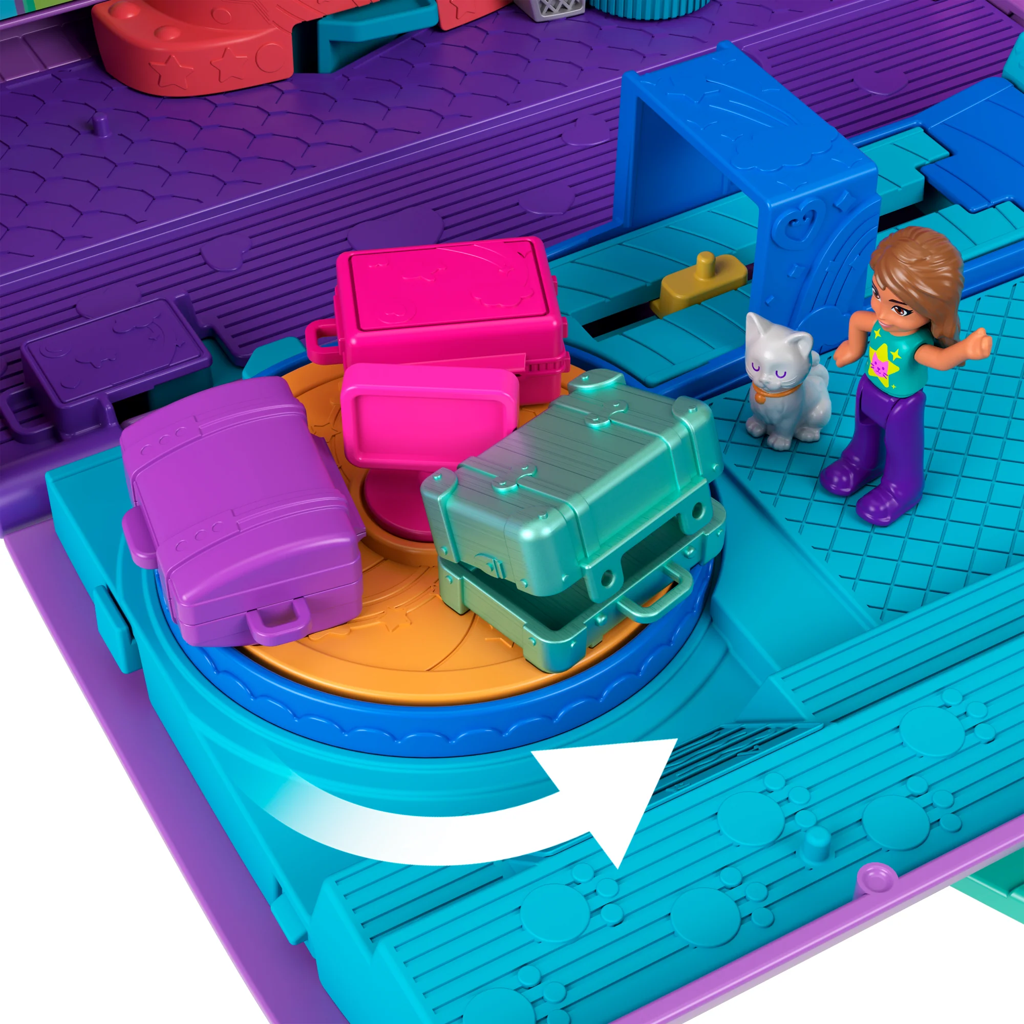 Polly Pocket-Avion Chaton Transformable-Coffret Avec 2Mini-Figurines - Image 3