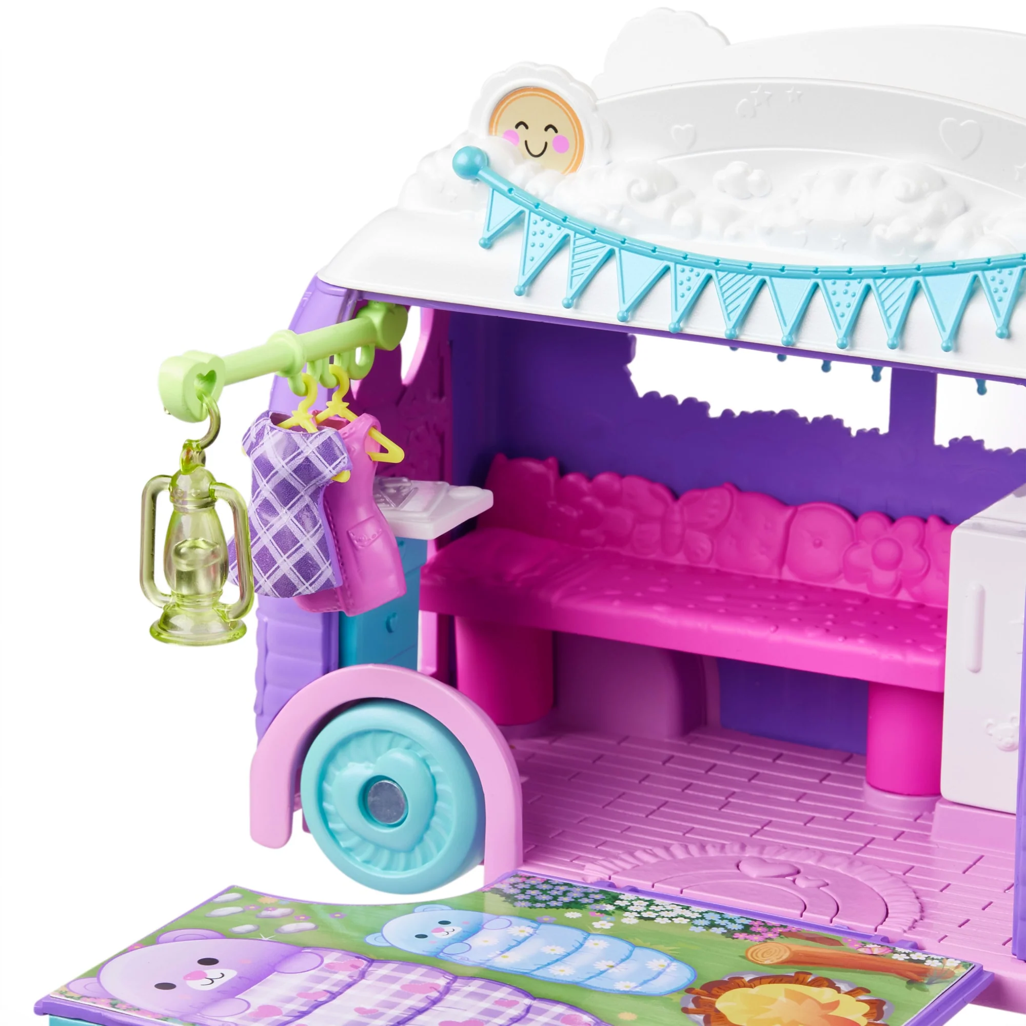 Polly Pocket  Coffret de Jeu  Autocaravane de Camping Glamour - Image 4