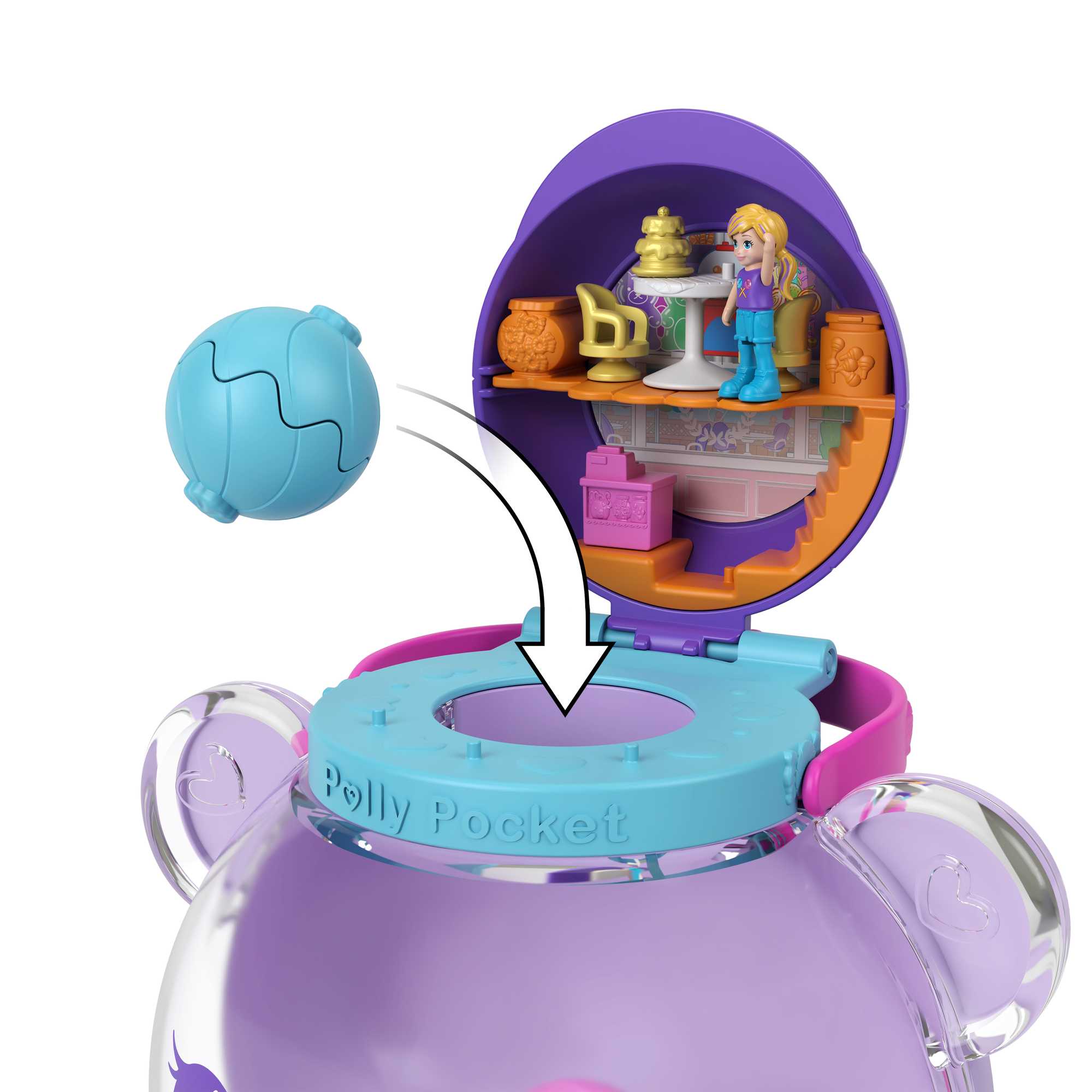Polly Pocket Coffret de Jeu Ourson à Boules de Gomme - Image 4