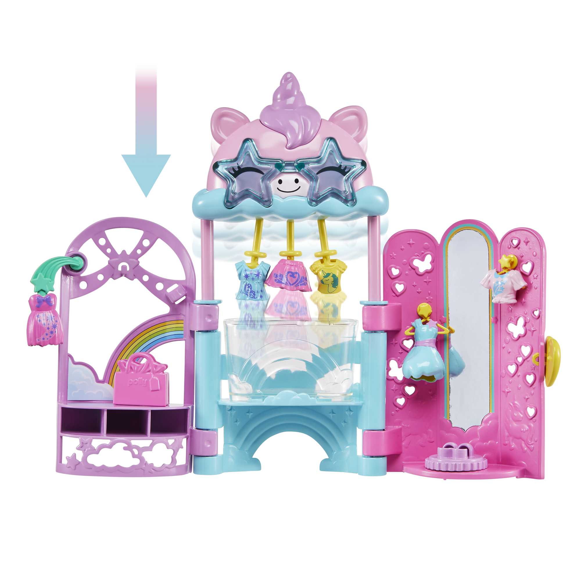 Polly Pocket Coffret de Jeu Studio Glamour, 2 Poupées, 19 Access. - Image 2