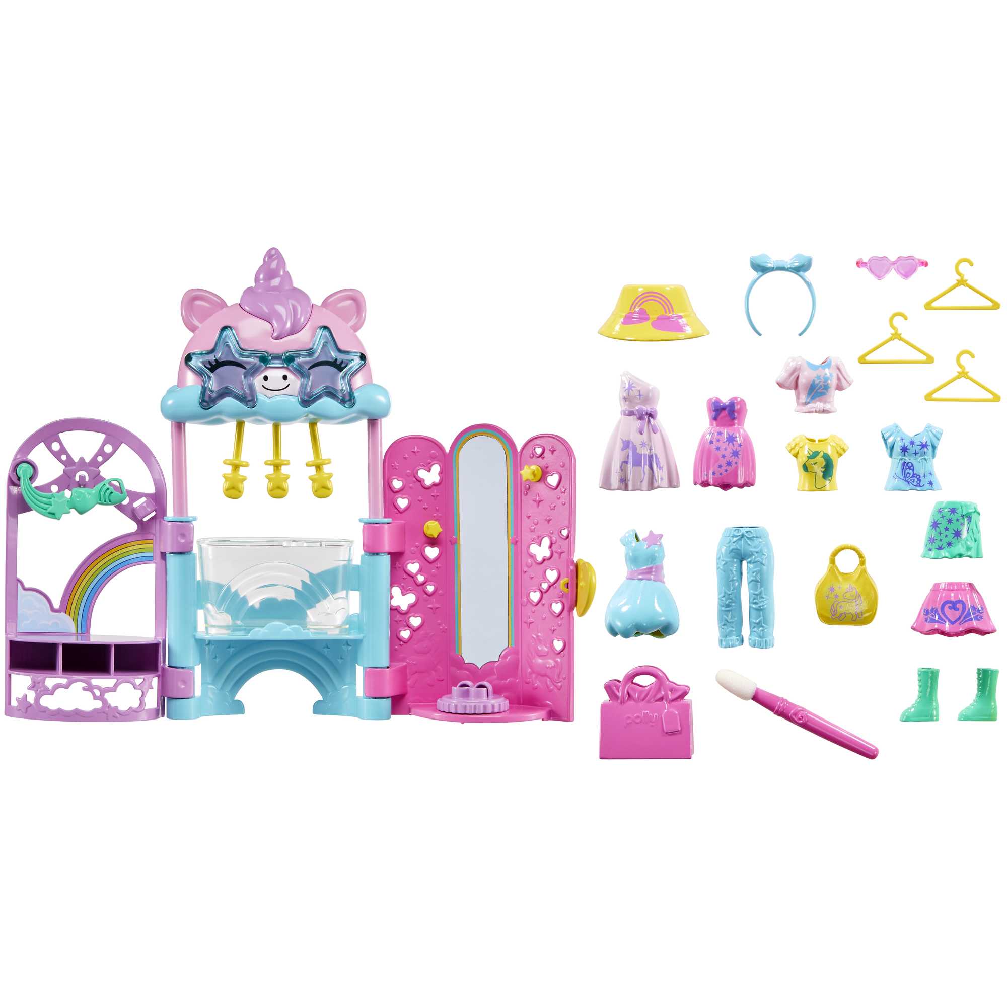 Polly Pocket Coffret de Jeu Studio Glamour, 2 Poupées, 19 Access. - Image 3