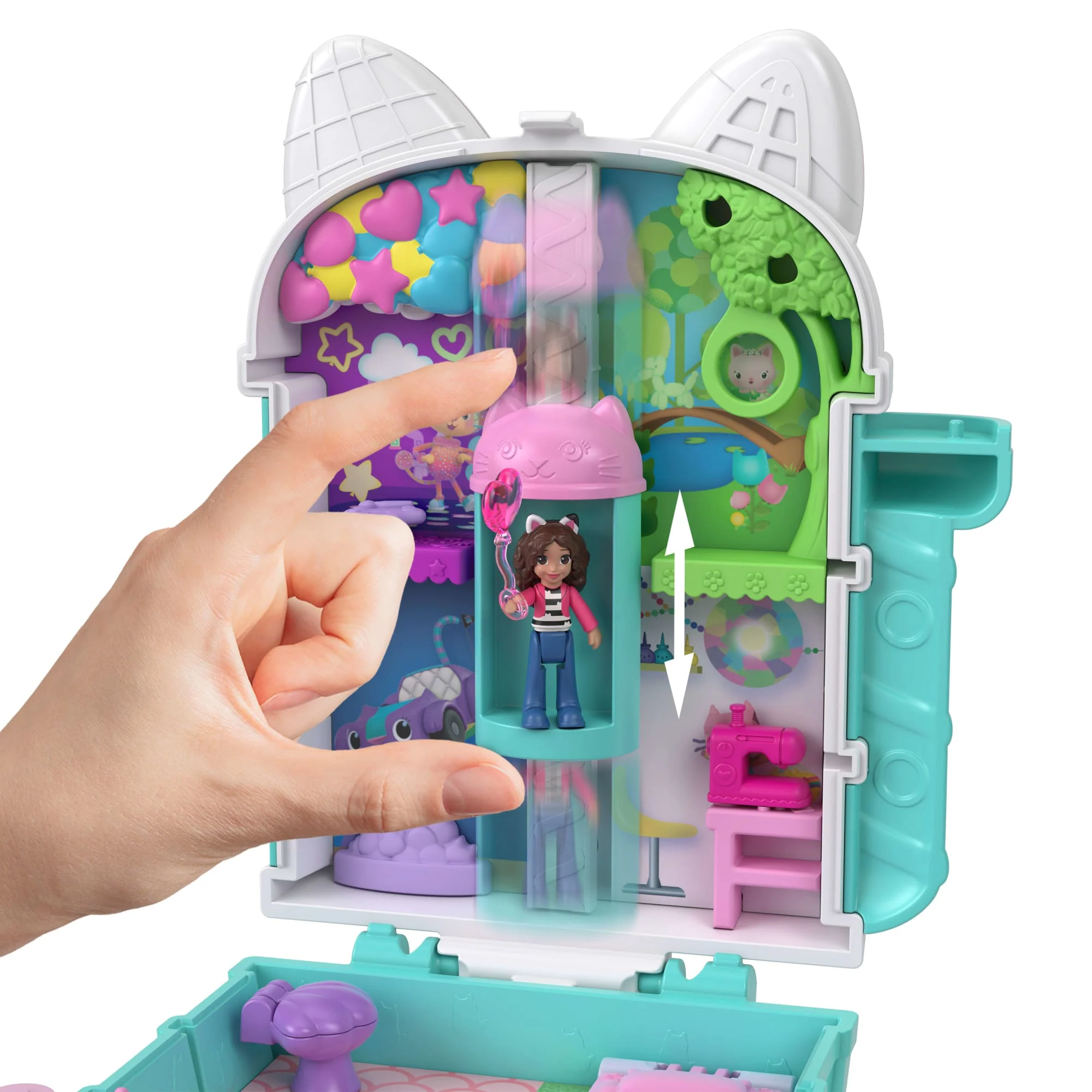 Polly Pocket Coffret Gabby et La Maison Magique 9 Accessoires - Image 4