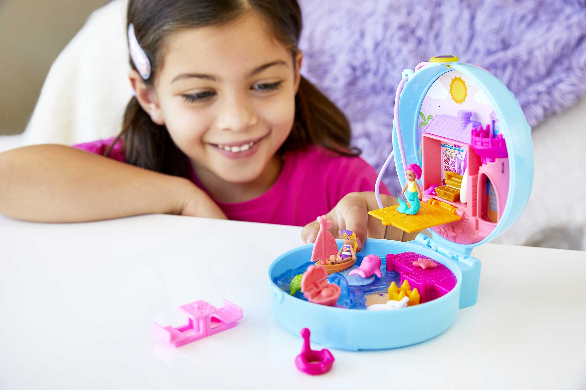 Polly Pocket Coffret La Plage des Dauphins - Image 2